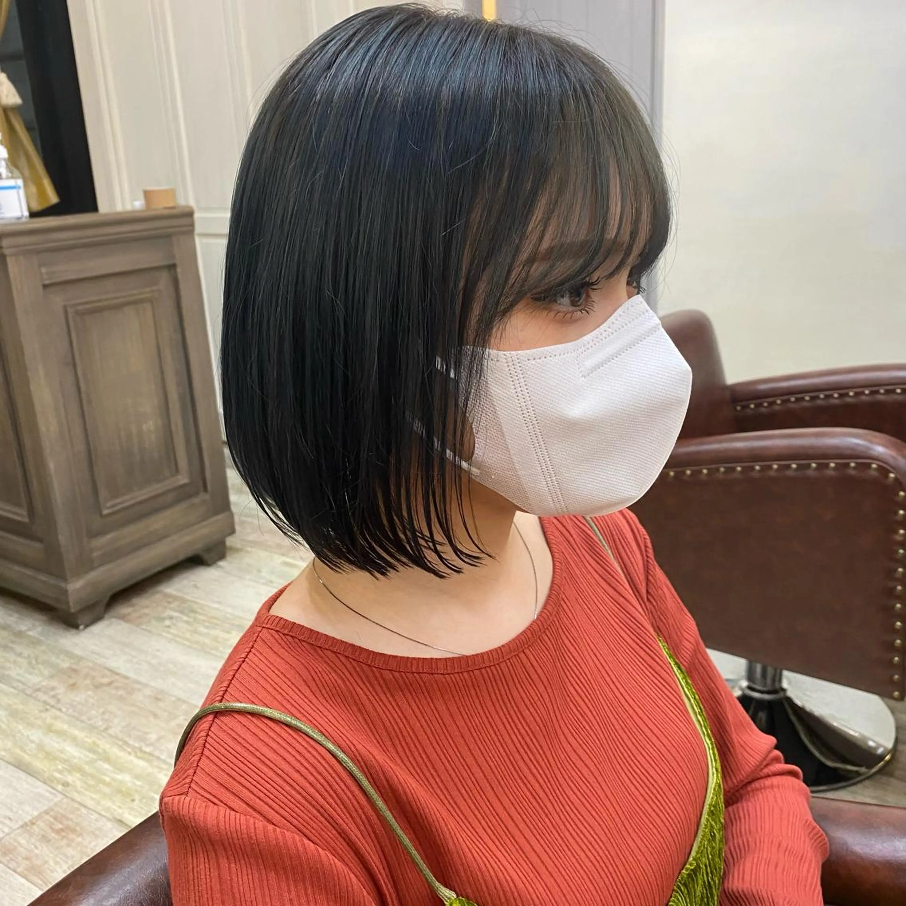 ミディアム カラー パーマ ヘアアレンジ メンズ 🍀髪質改善 ケアカラーrootsのヘアスタイル