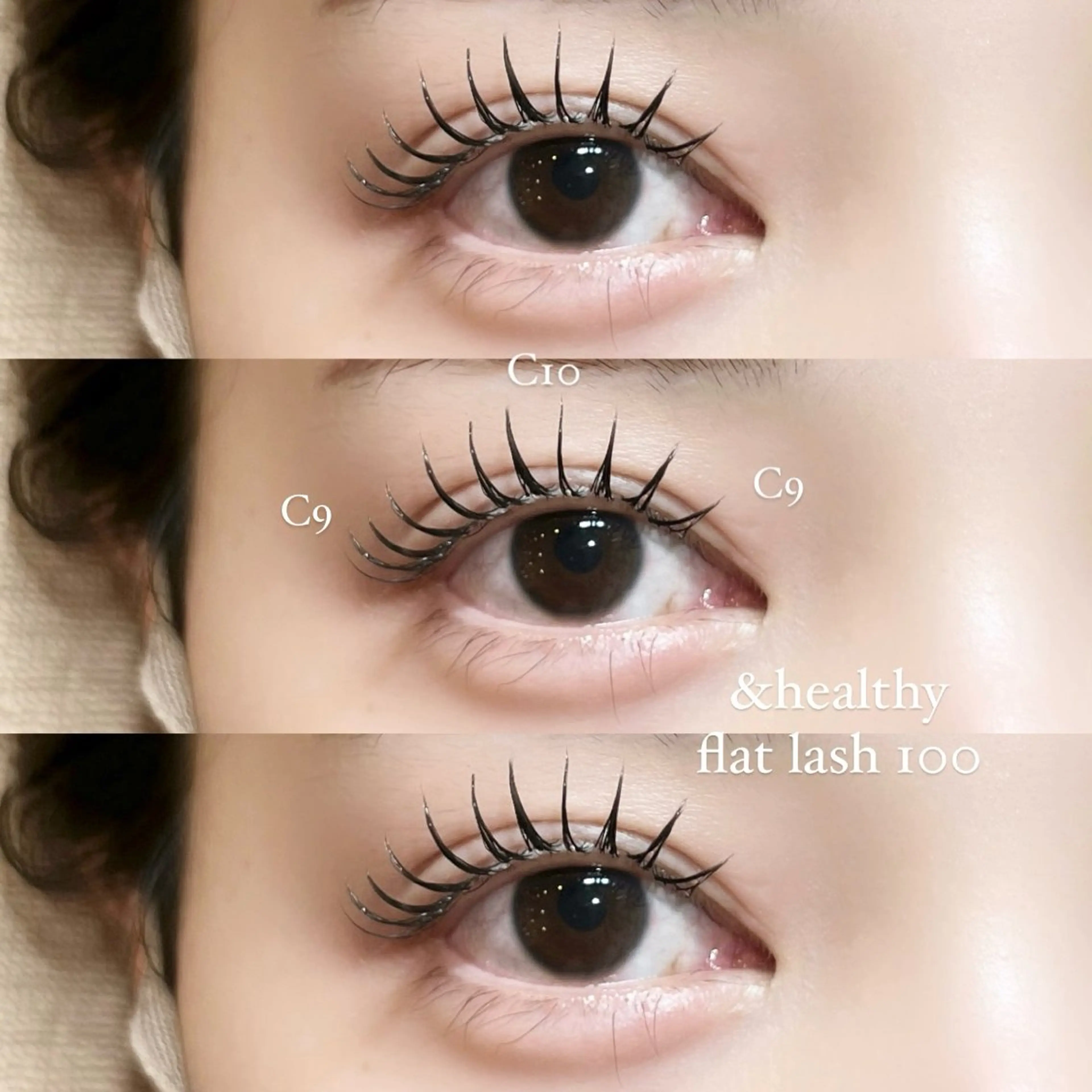 &Healthy 🎀フラットラッシュ＆パーマ （80本¥11000）（100本¥12000）※初回の方オフ代無料の写真