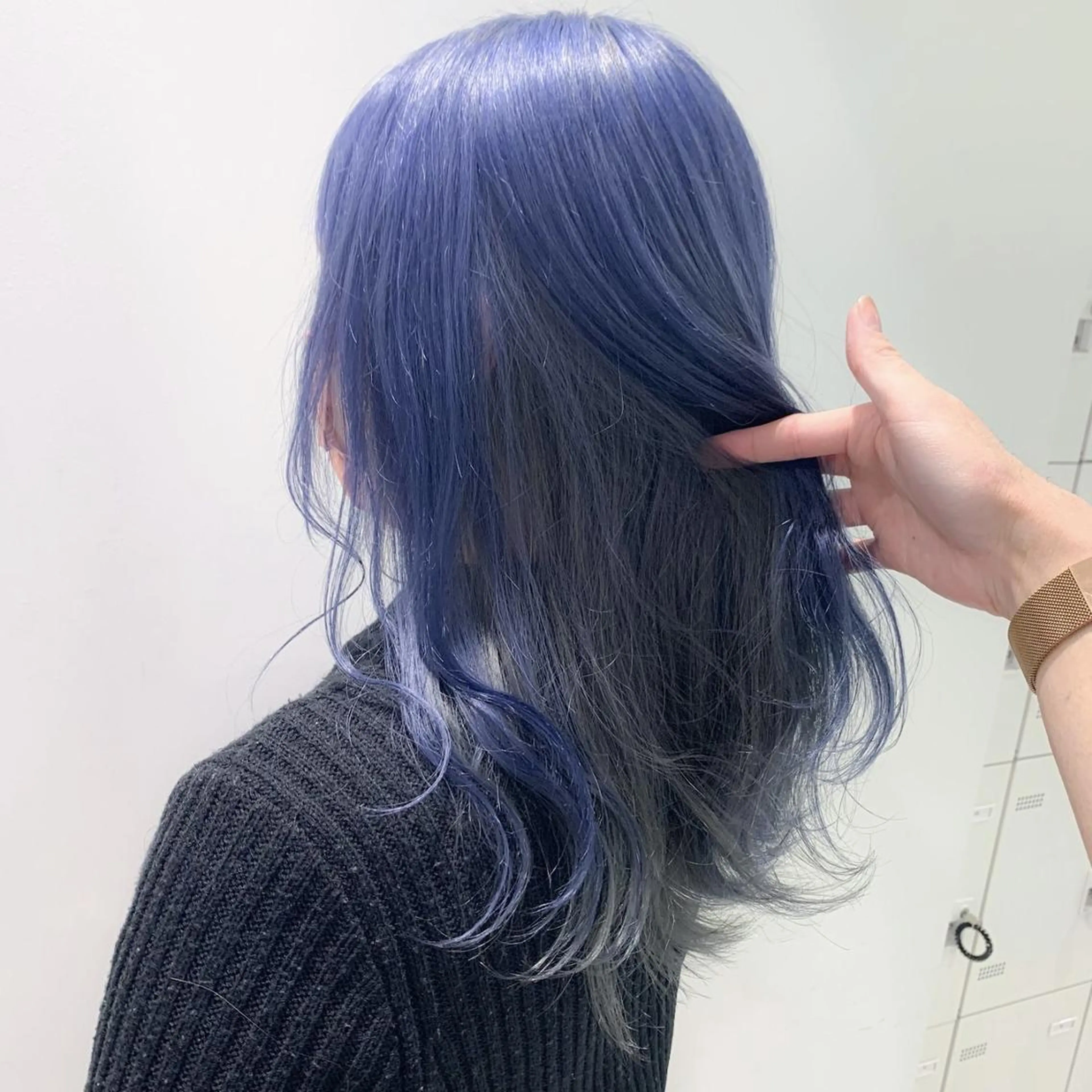 セミロング ヘアカラー トリートメント 🤍韓国寒色カラー 🤍MADOKAのヘアスタイル