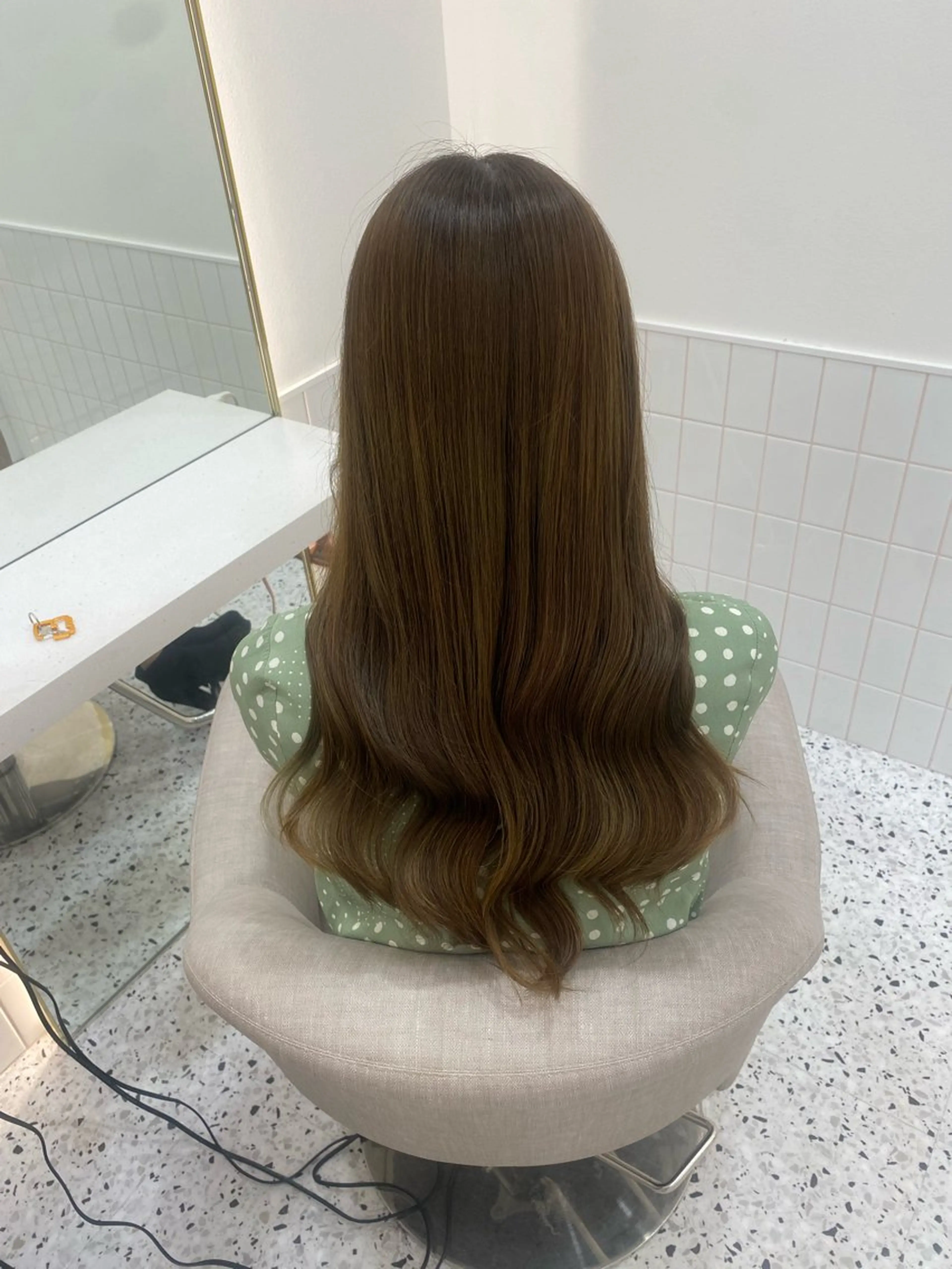 ロング 新田 妃那のヘアスタイル