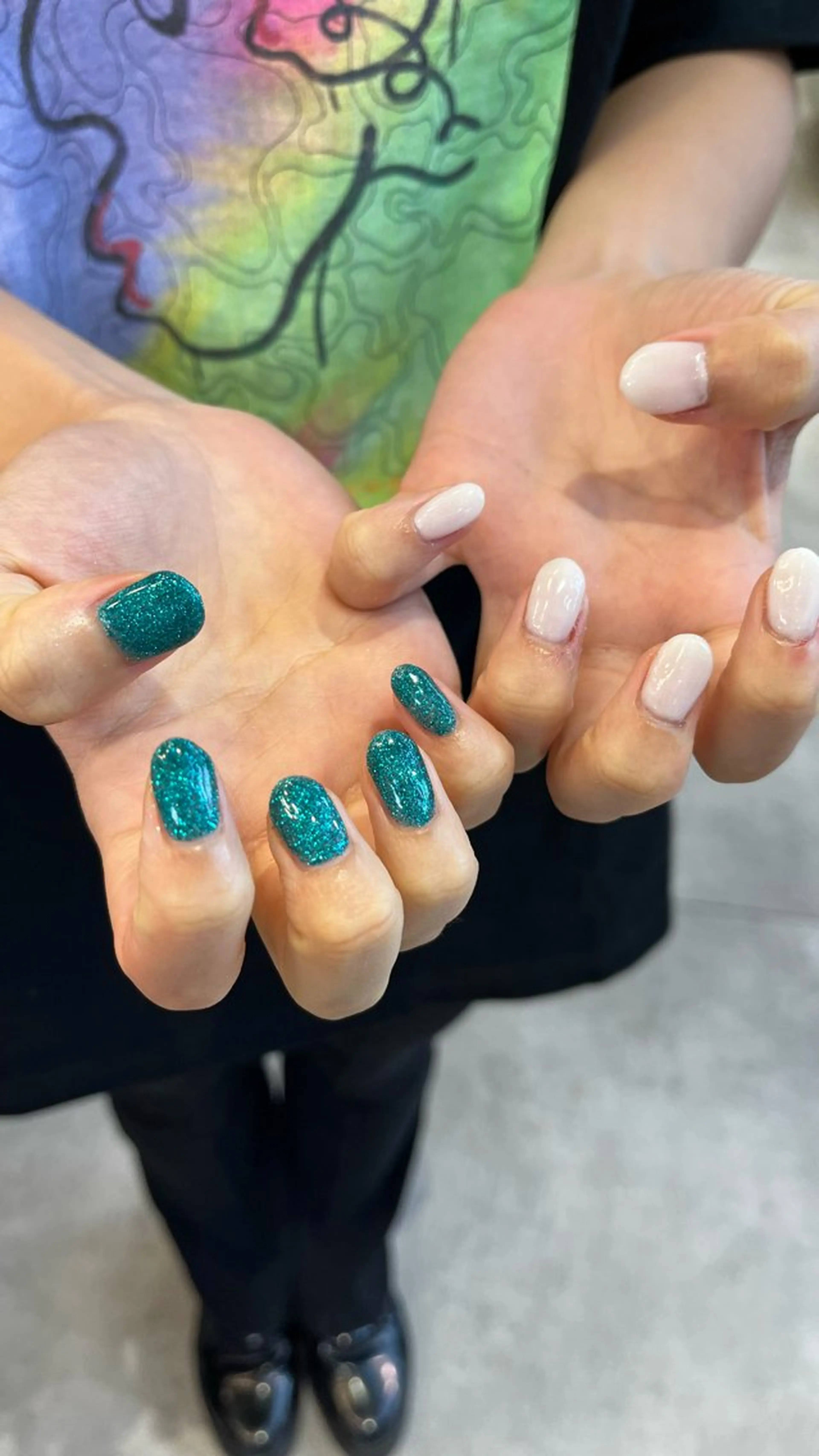 ネイル ハンドネイル メンズパーマ/ メッシュ📍ﾕﾘのヘアスタイル