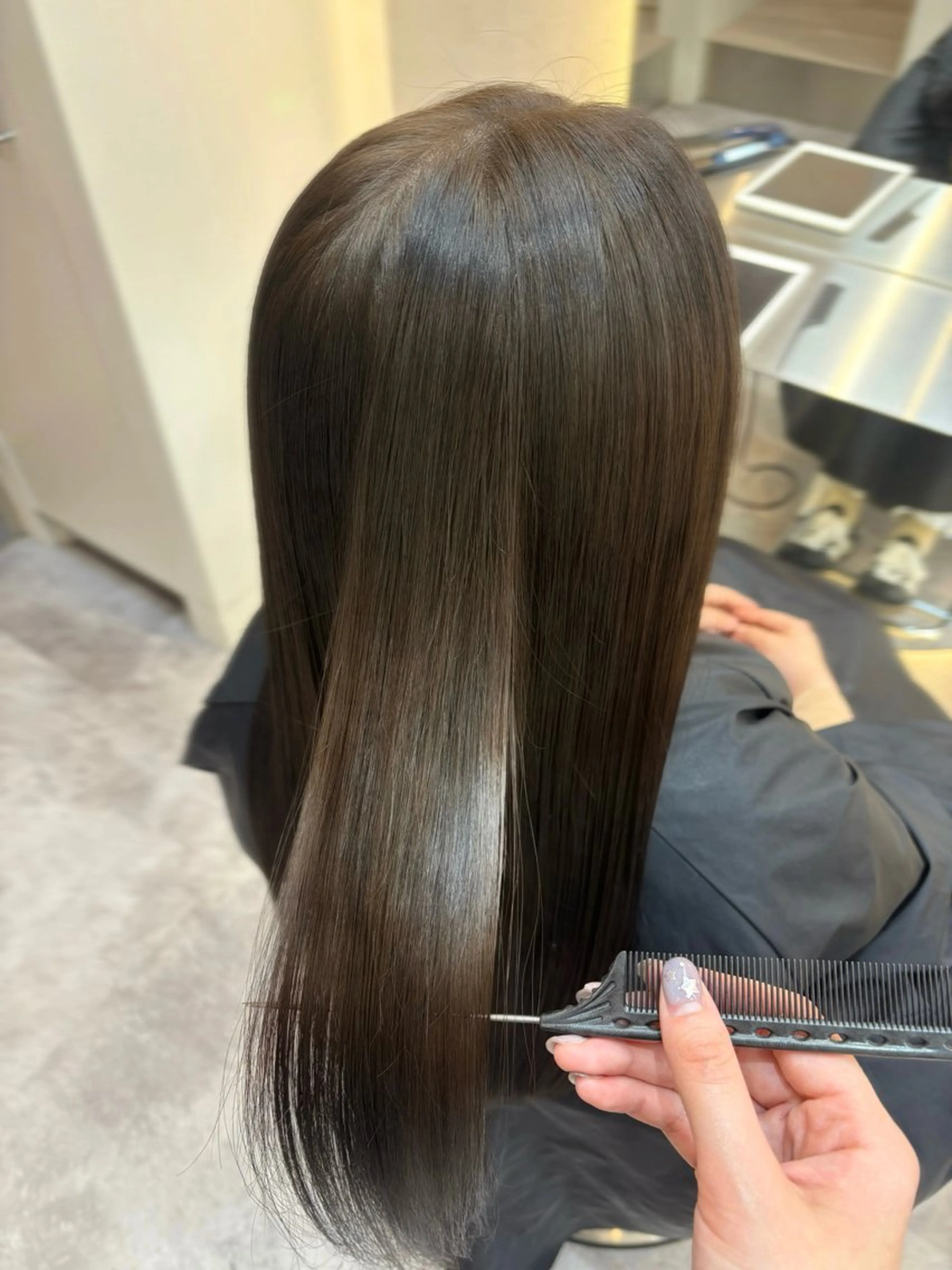 ロング カラー 🩶 HARUKA/ 韓国美髪ヘア🩶のヘアスタイル