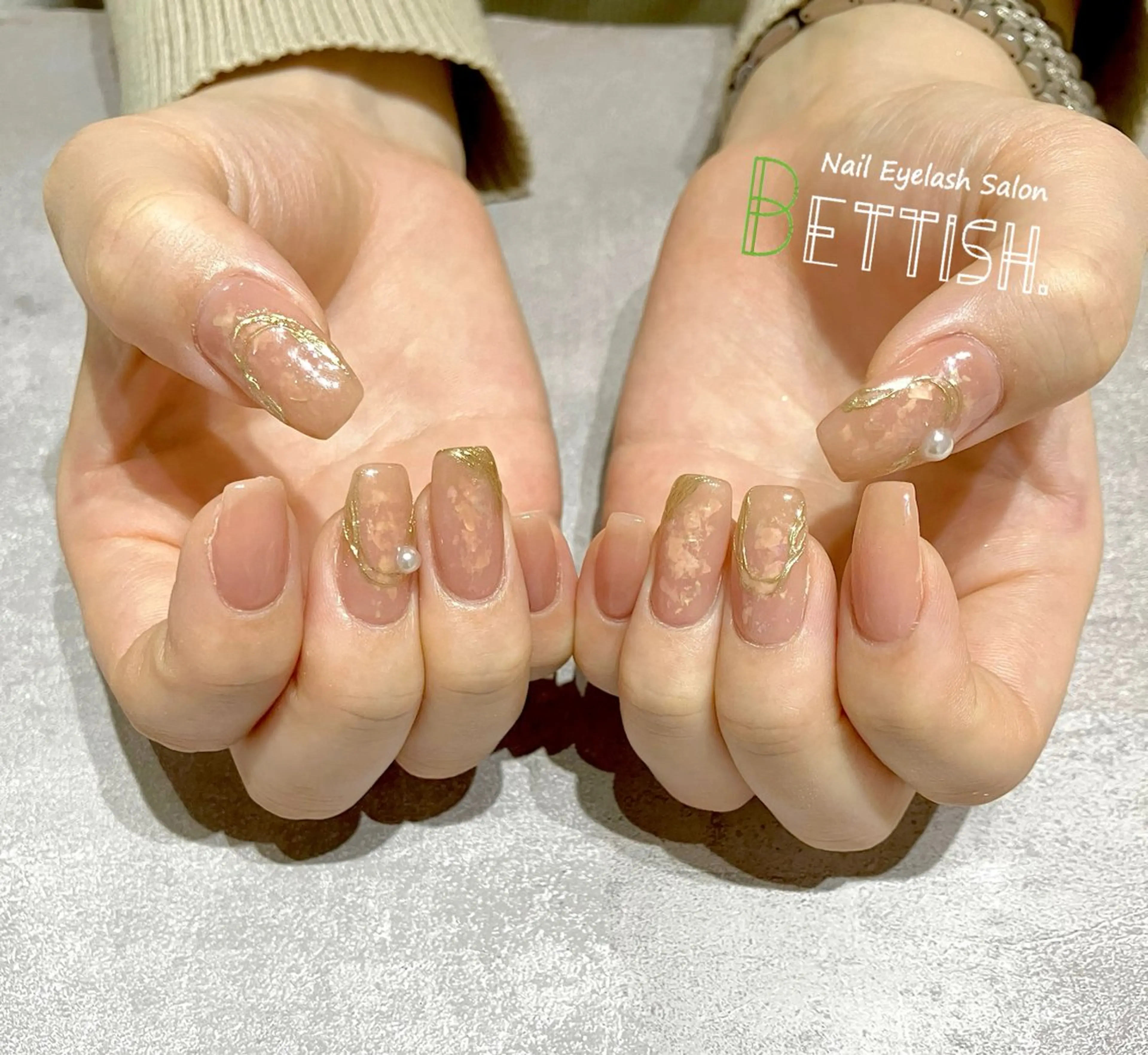 ネイル ピンク ピンクベージュ ハンドネイル BETTISH. KUMIKO☺︎︎のネイルデザイン