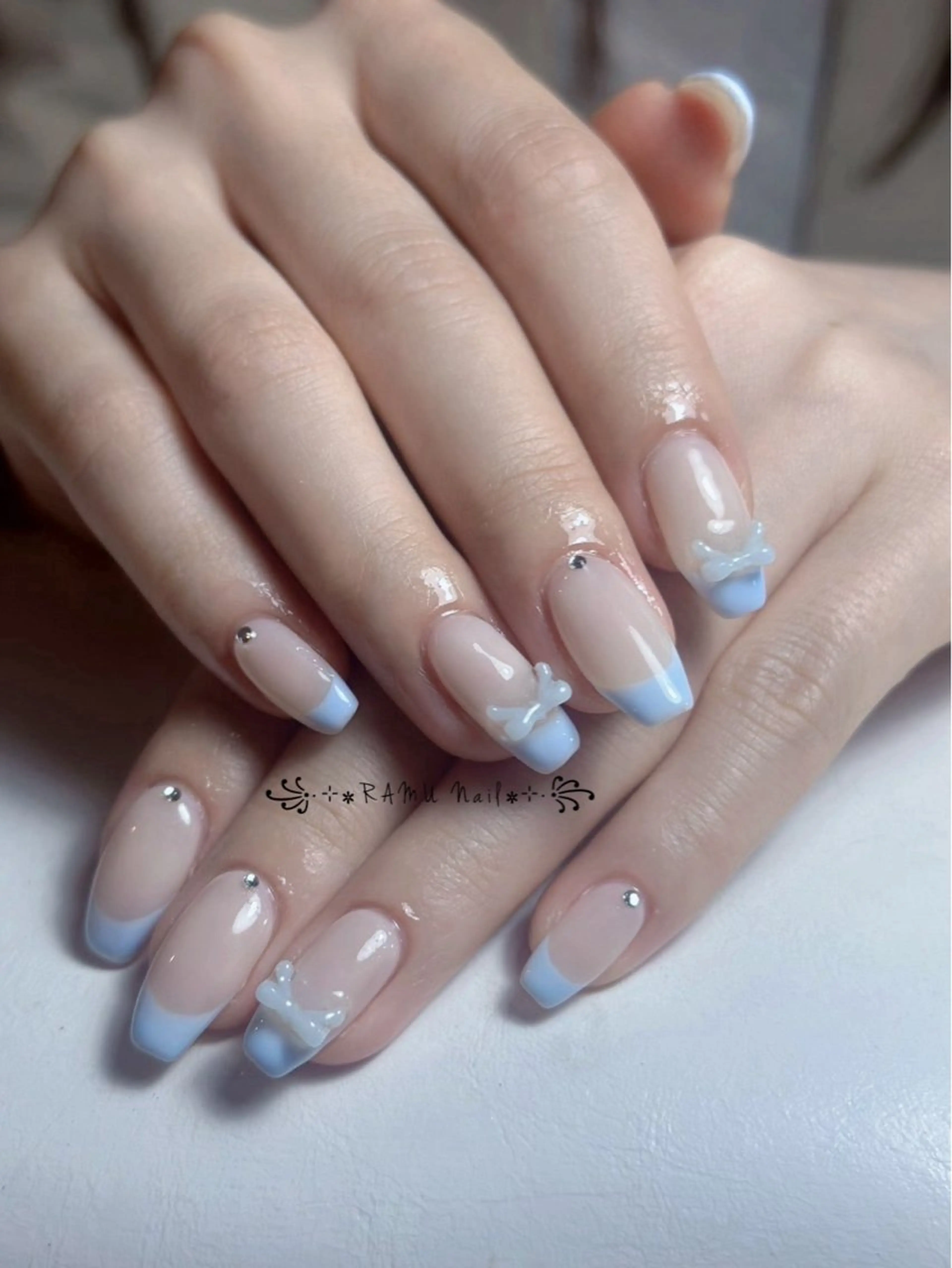 ネイル キラキラネイル マグネットネイル ミラーネイル ピンク 夏ネイル ハンドネイル RAMU Nail 恵比寿店のネイルデザイン