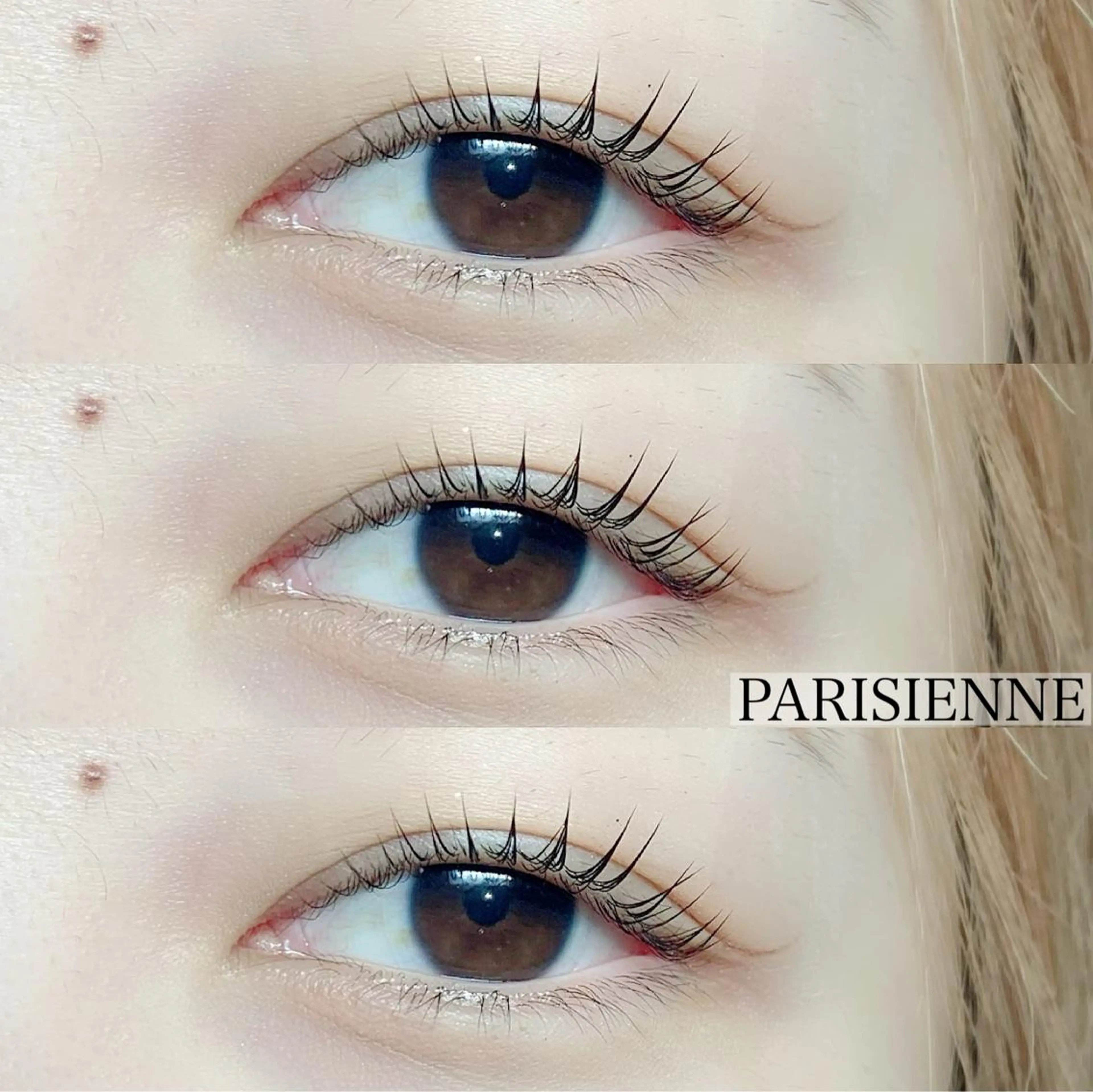 マツエク・マツパ アイブロウ パリジェンヌラッシュリフト マツパ 池袋駅韓国風🇰🇷 束感💗Tomoのマツエク・マツパデザイン