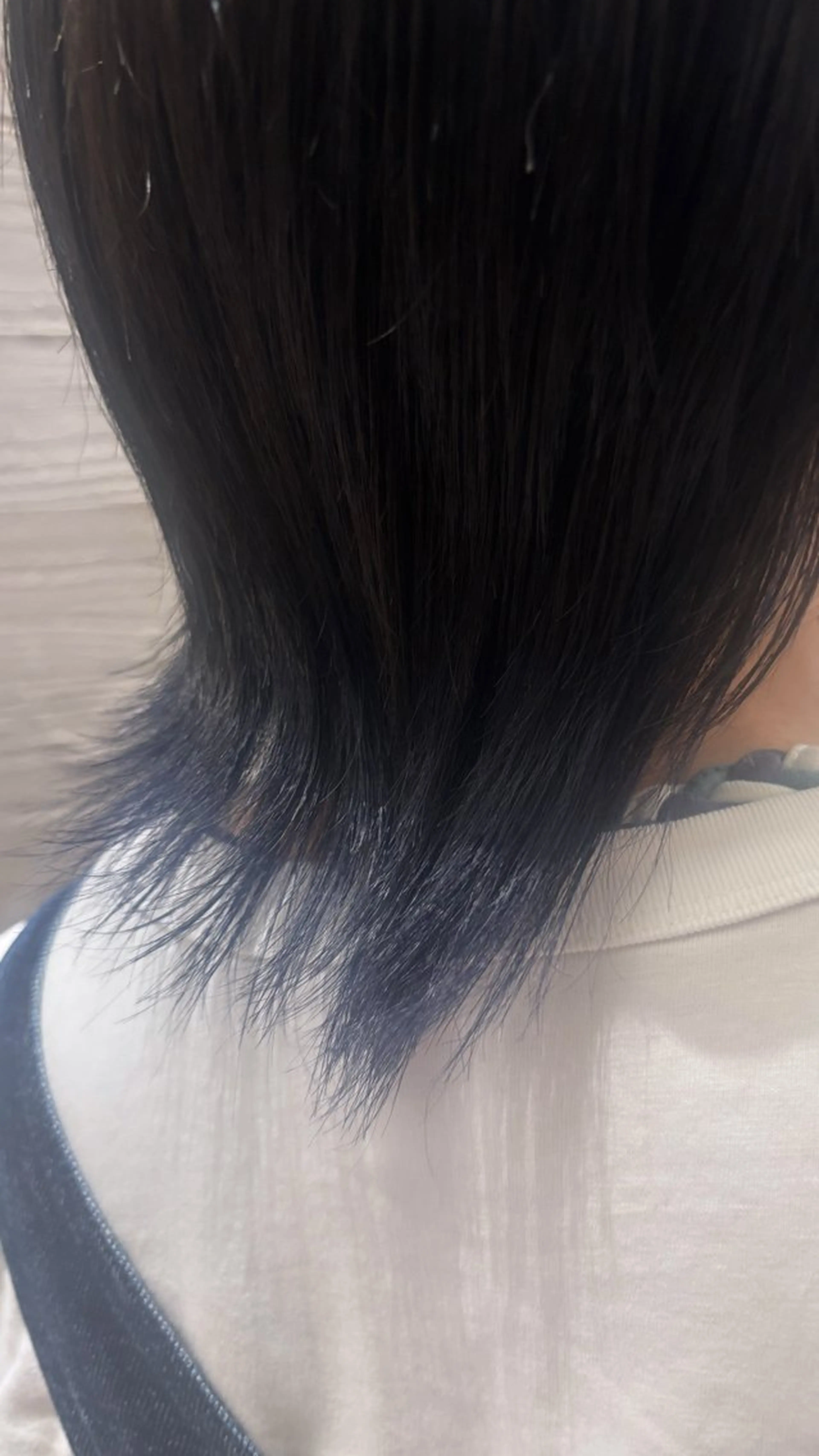 カラー デザインカラー ネイビーカラー カマタ サユミ🪐のヘアスタイル