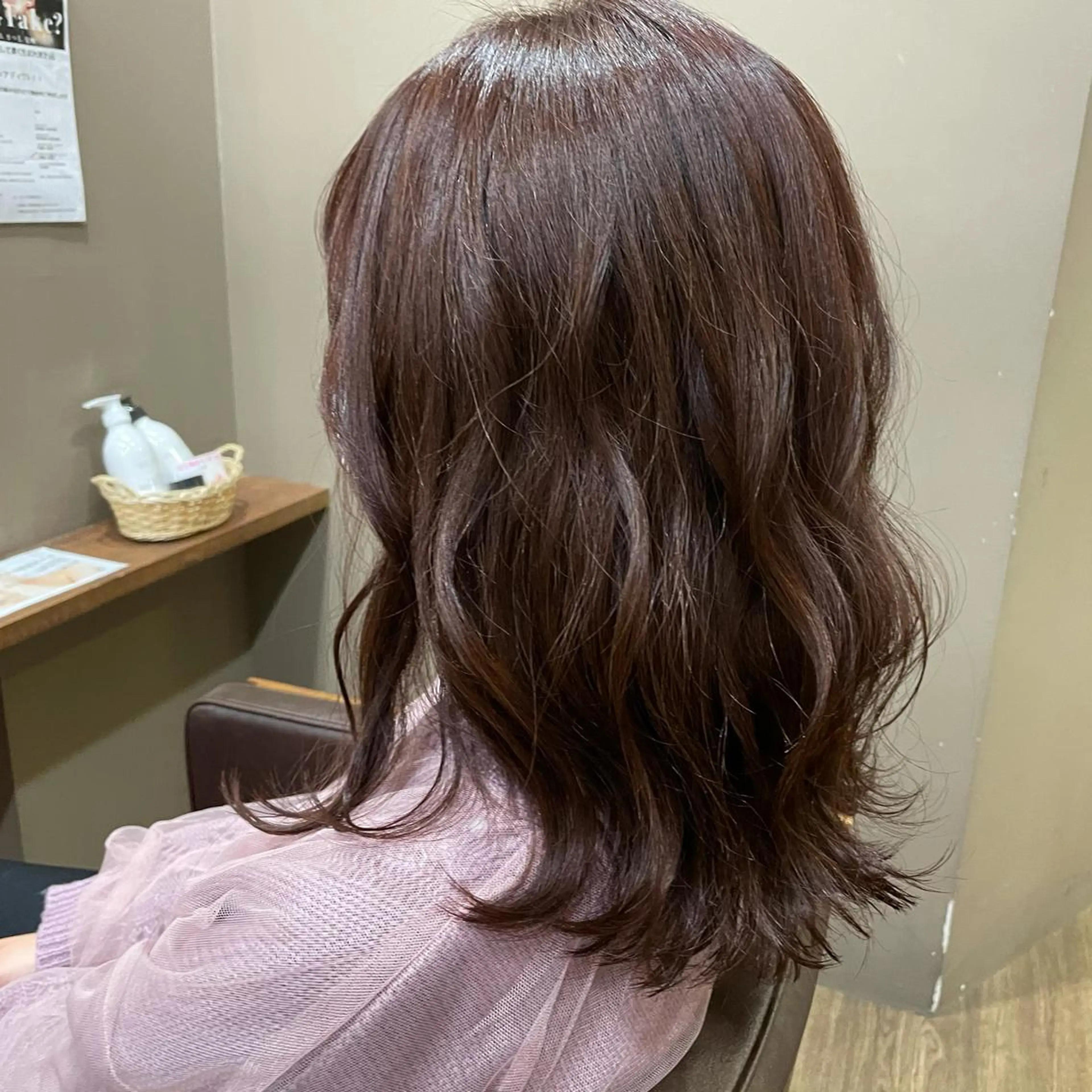 ミディアム ハイライト 骨格似合わせカット✨ 林 まどかのヘアスタイル