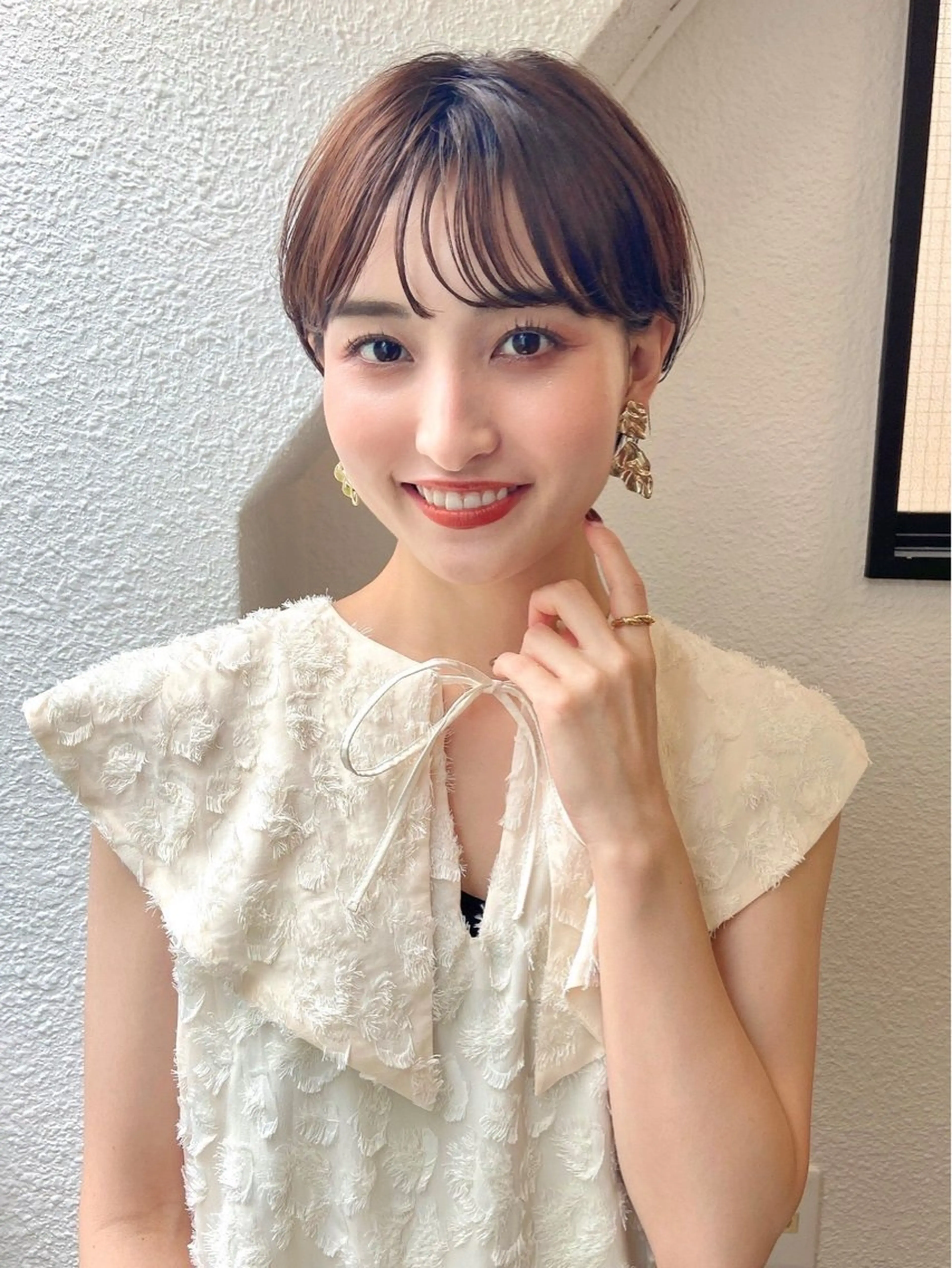 ショート カラー カット ヘアカラー トリートメント 🦋透明感カラー🦋 なつやのヘアスタイル