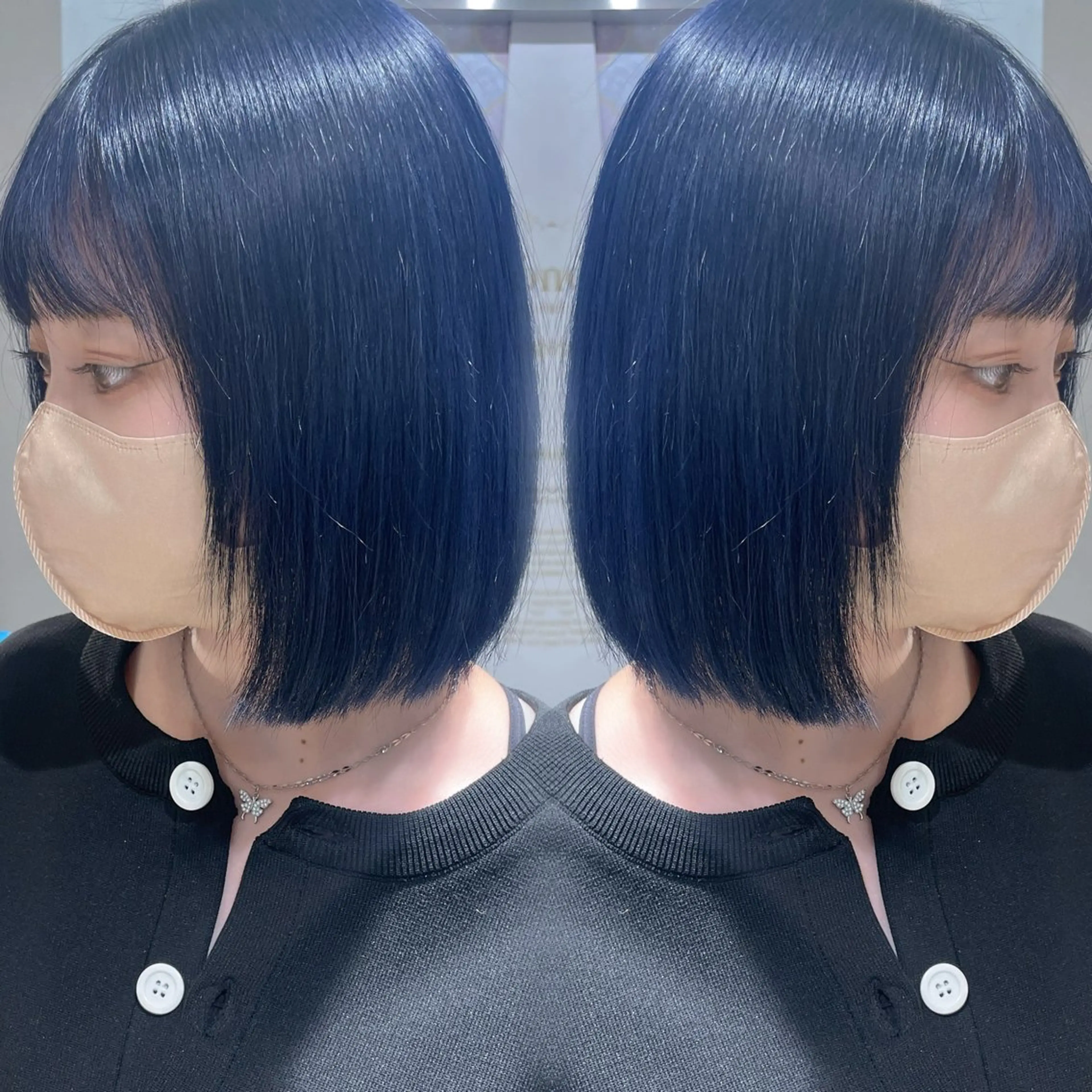 ミディアム カラー ヘアカラー トリートメント もえな 💋👼🏻のヘアスタイル