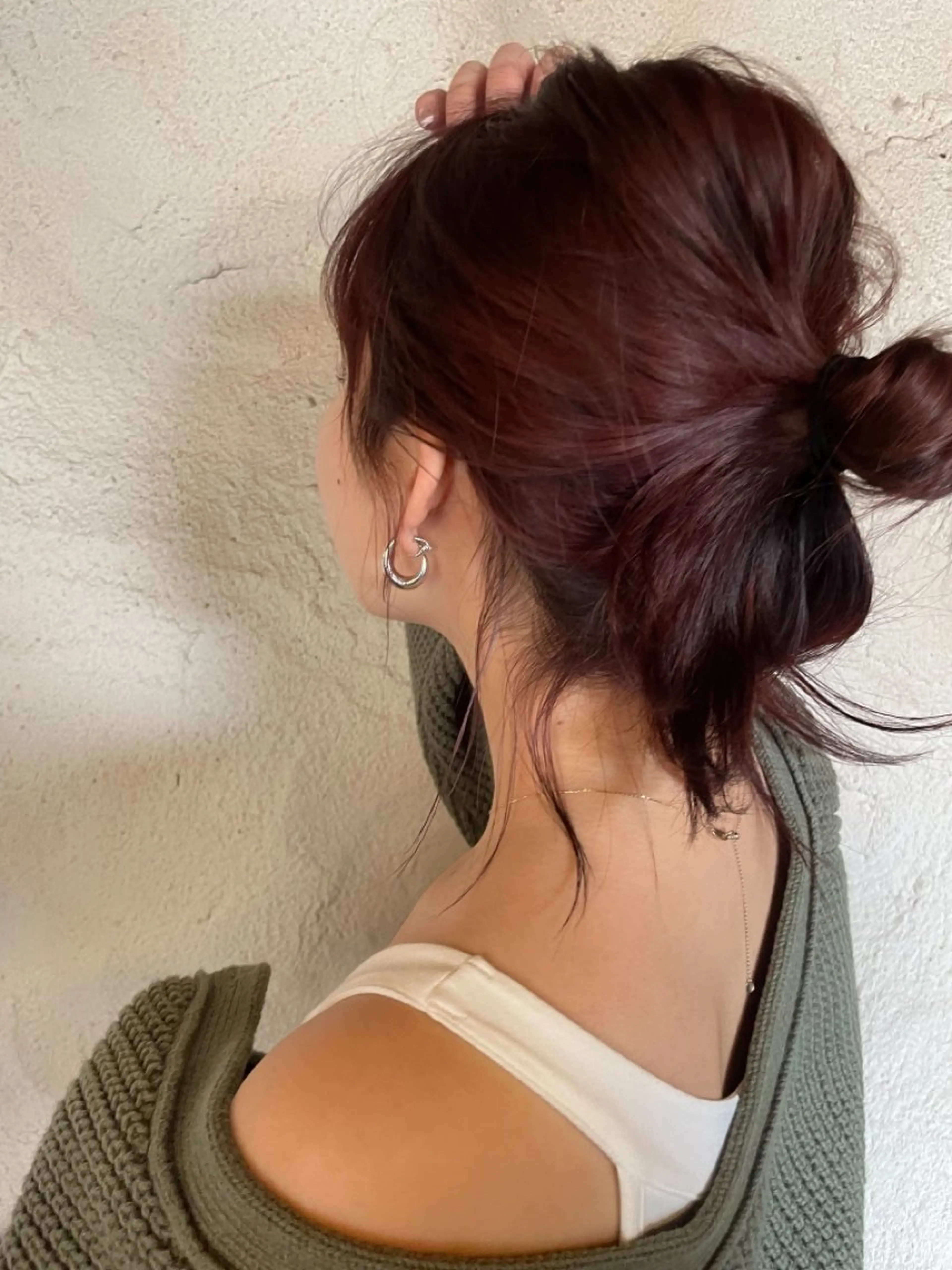 ミディアム 杉岡 ちさのヘアスタイル