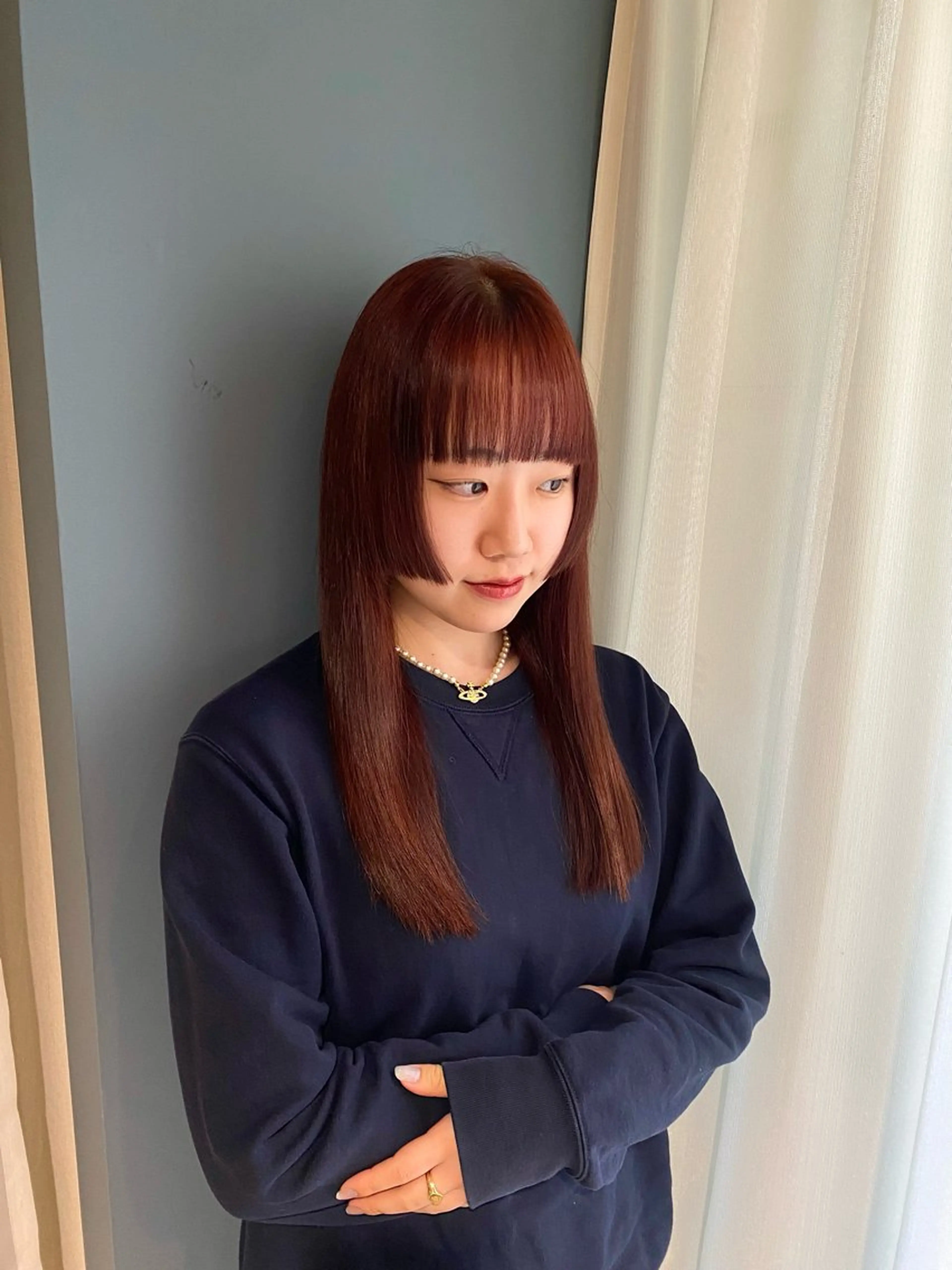 セミロング 松尾 美南海のヘアスタイル