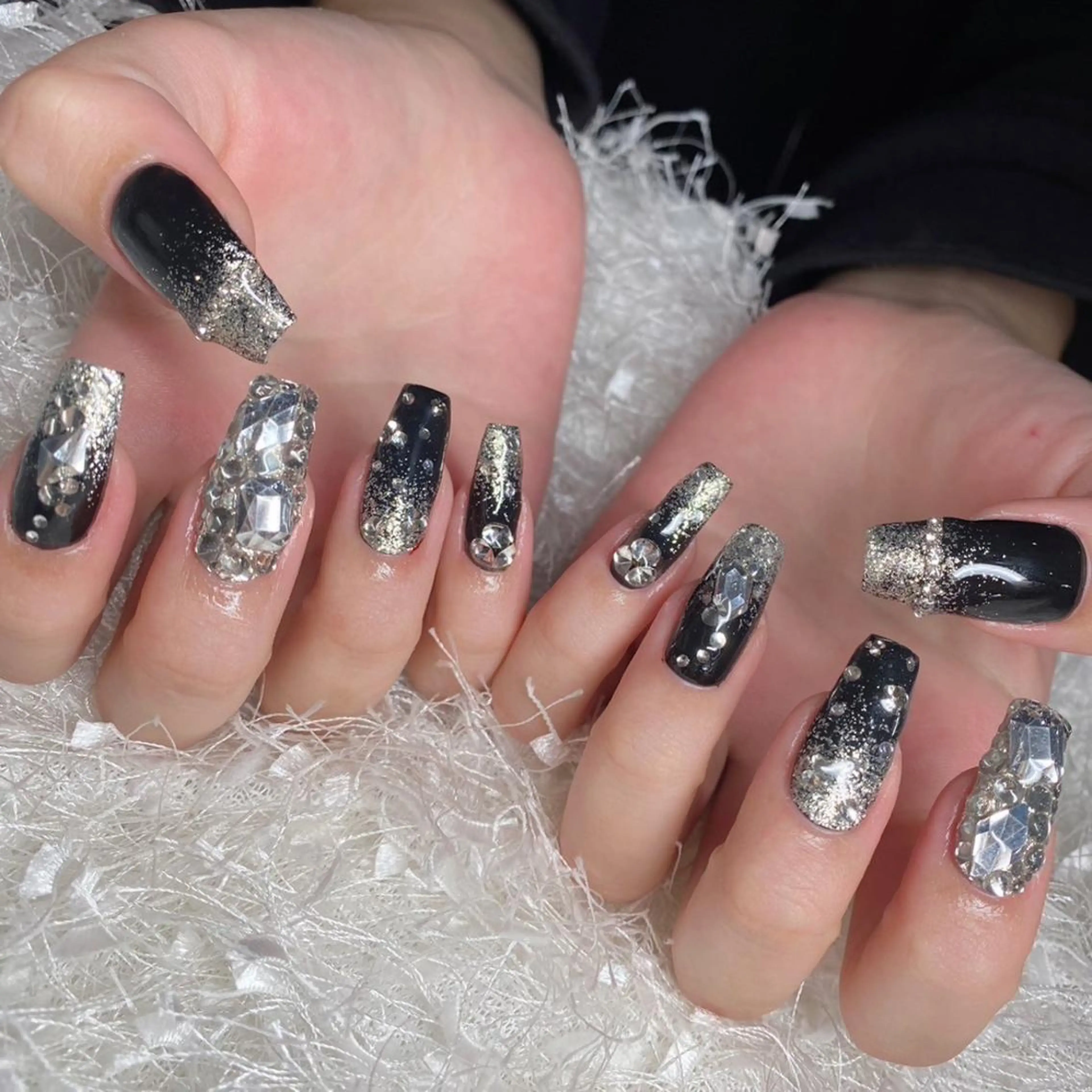 ネイル 長さ出し フレンチネイル ジェルネイル グラデーション 韓国ネイル ハンドネイル Nail&eye Belire 新宿のネイルデザイン