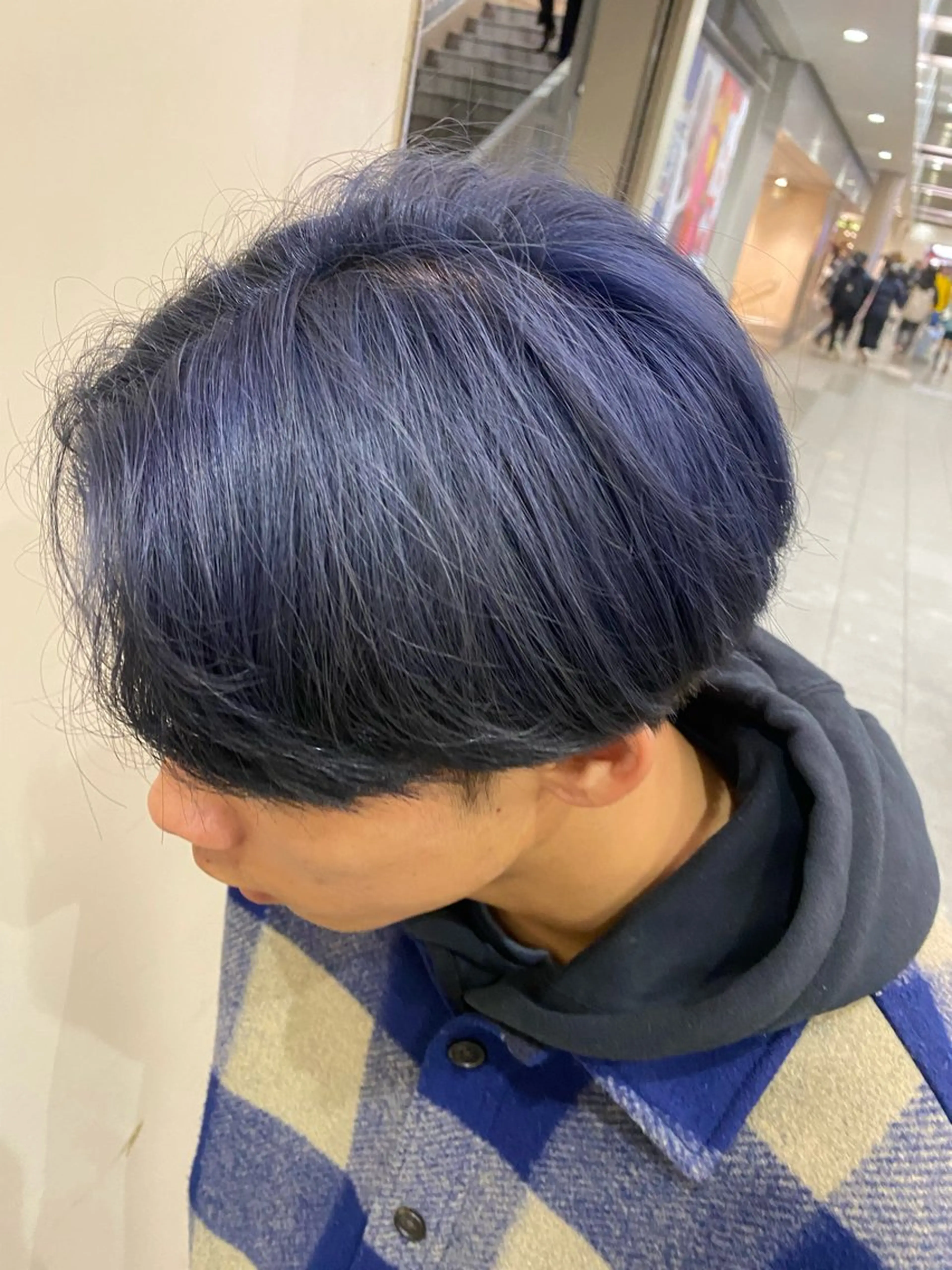 ショート メンズ メンズブリーチ Cecil hair所属・yui/パーマ/ メンズカットのヘアスタイル