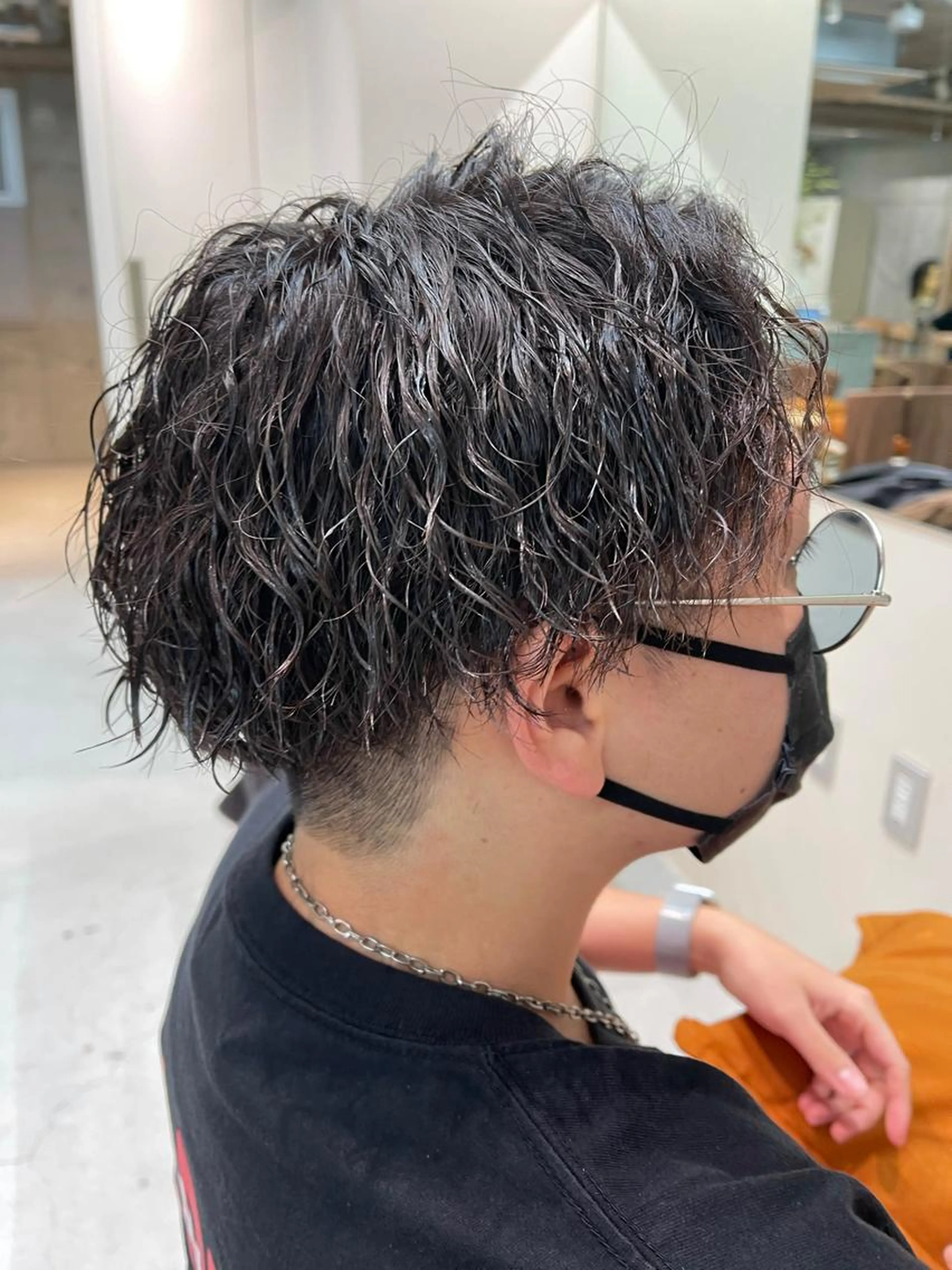 似合わせメンズカット+ツイストスパイラルパーマの写真