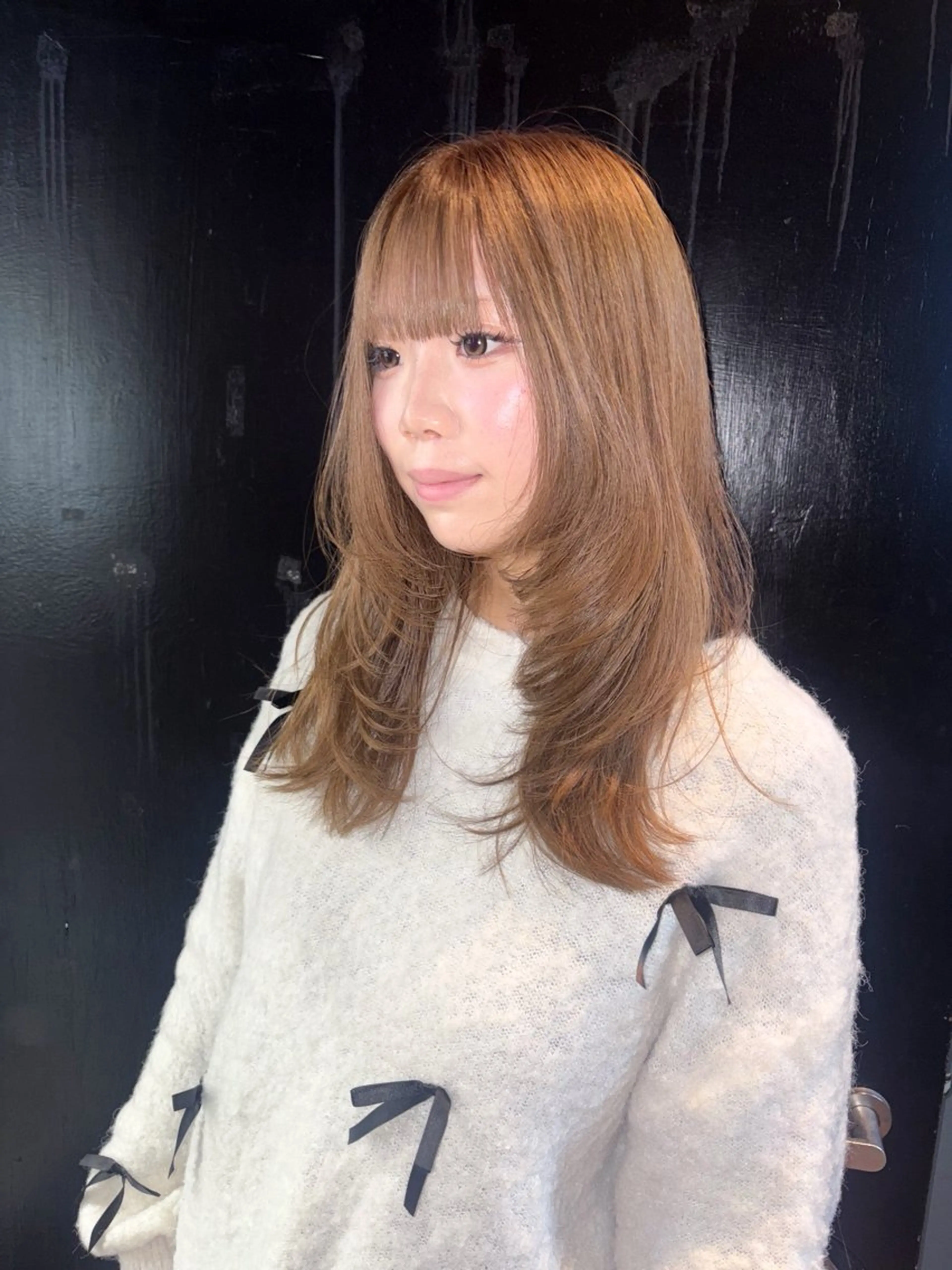 ロング カラー ヘアカラー ハイトーン レイヤー🎀meiのヘアスタイル