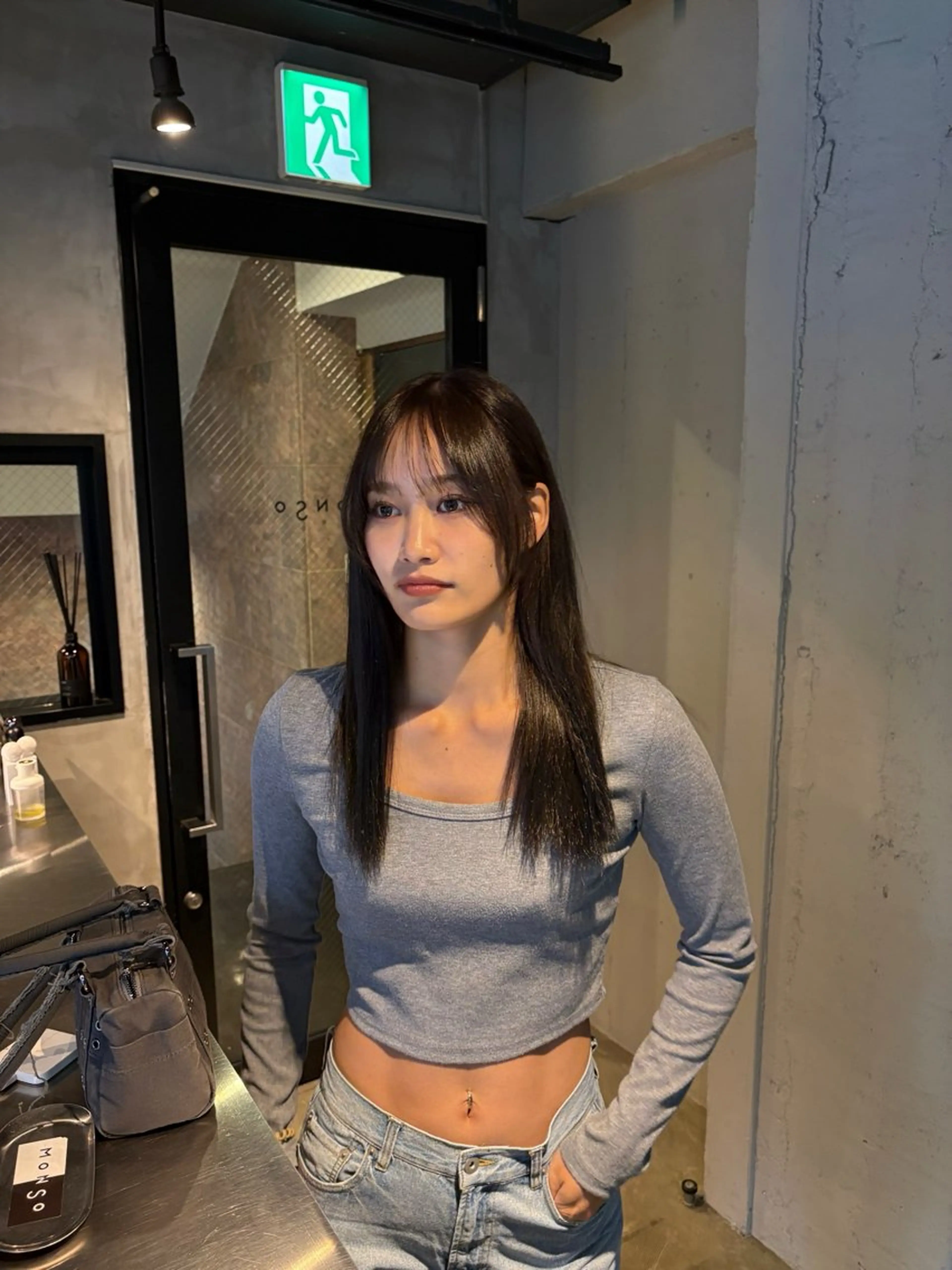 ミディアム ヘアカラー 透明感・美髪 monsoワニベユナのヘアスタイル