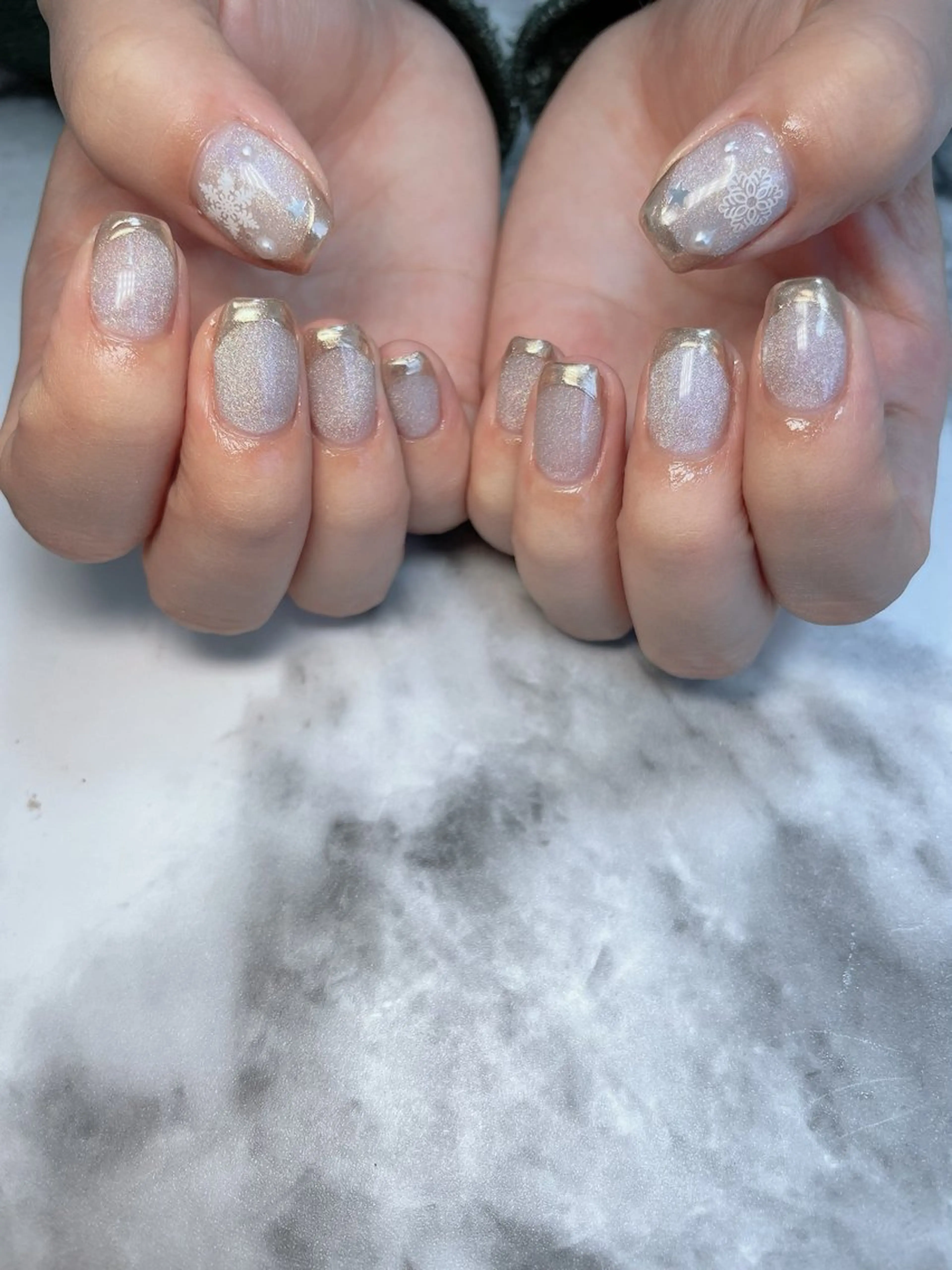 ネイル マグネットネイル ハンドネイル salon de belnetta所属・kayo 💅のネイルデザイン