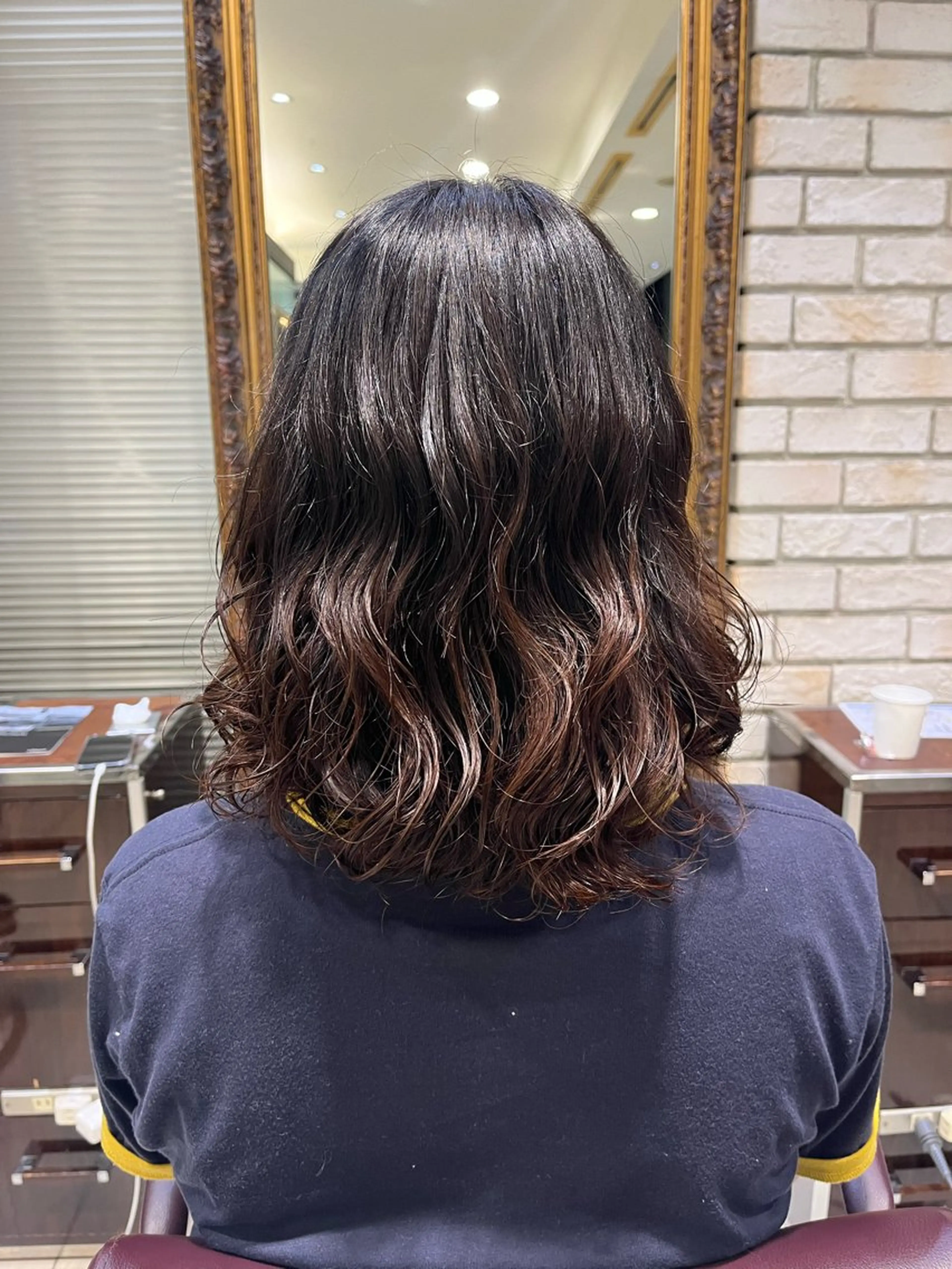 ミディアム パーマ モデル募集中 限定料金/中西晴香のヘアスタイル