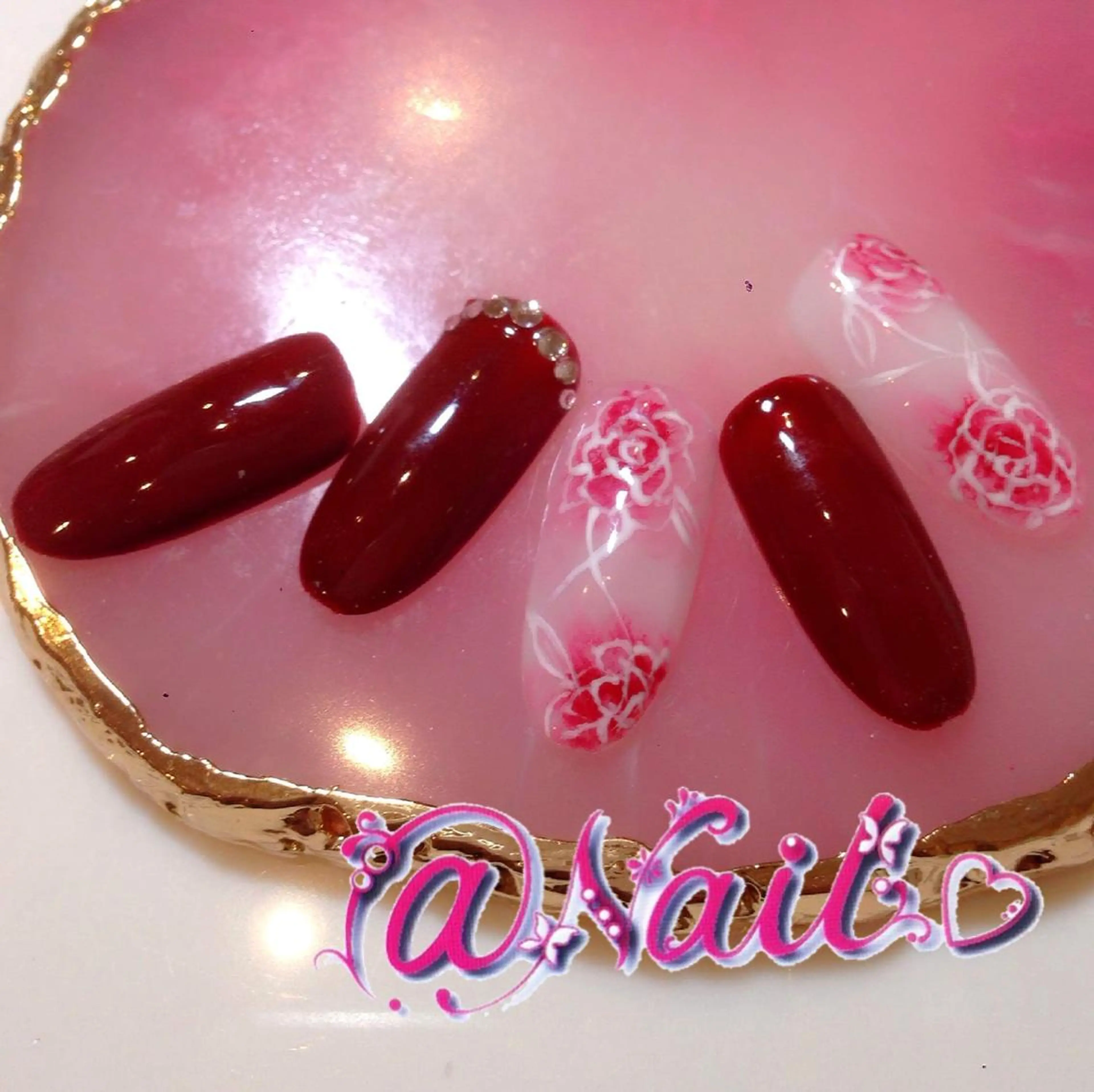 ネイル ネイルチップ 小尾 栞のネイルデザイン