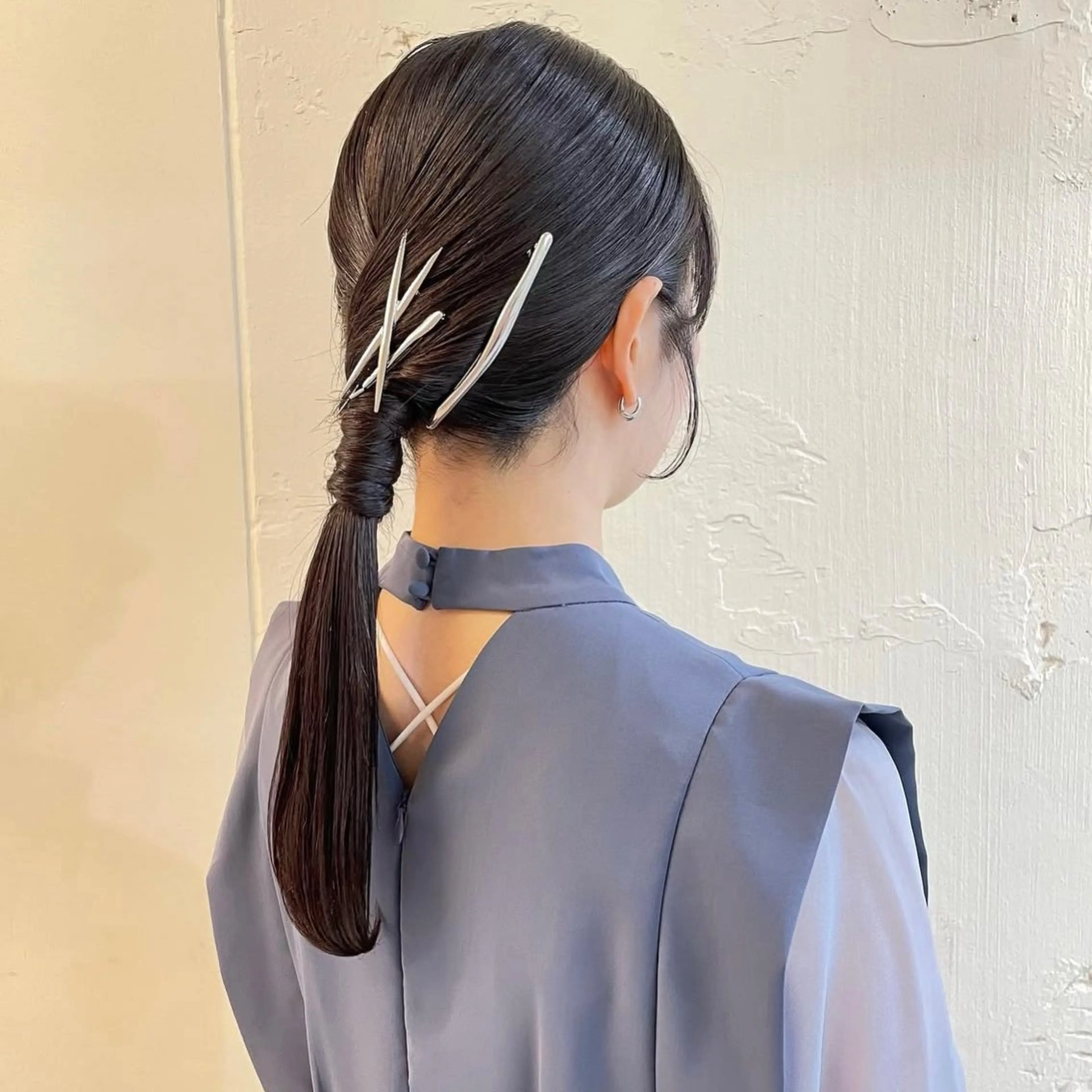 ロング ヘアアレンジ ヘアセット Riru🤍レイヤー 垢抜けカラー🤍のヘアスタイル