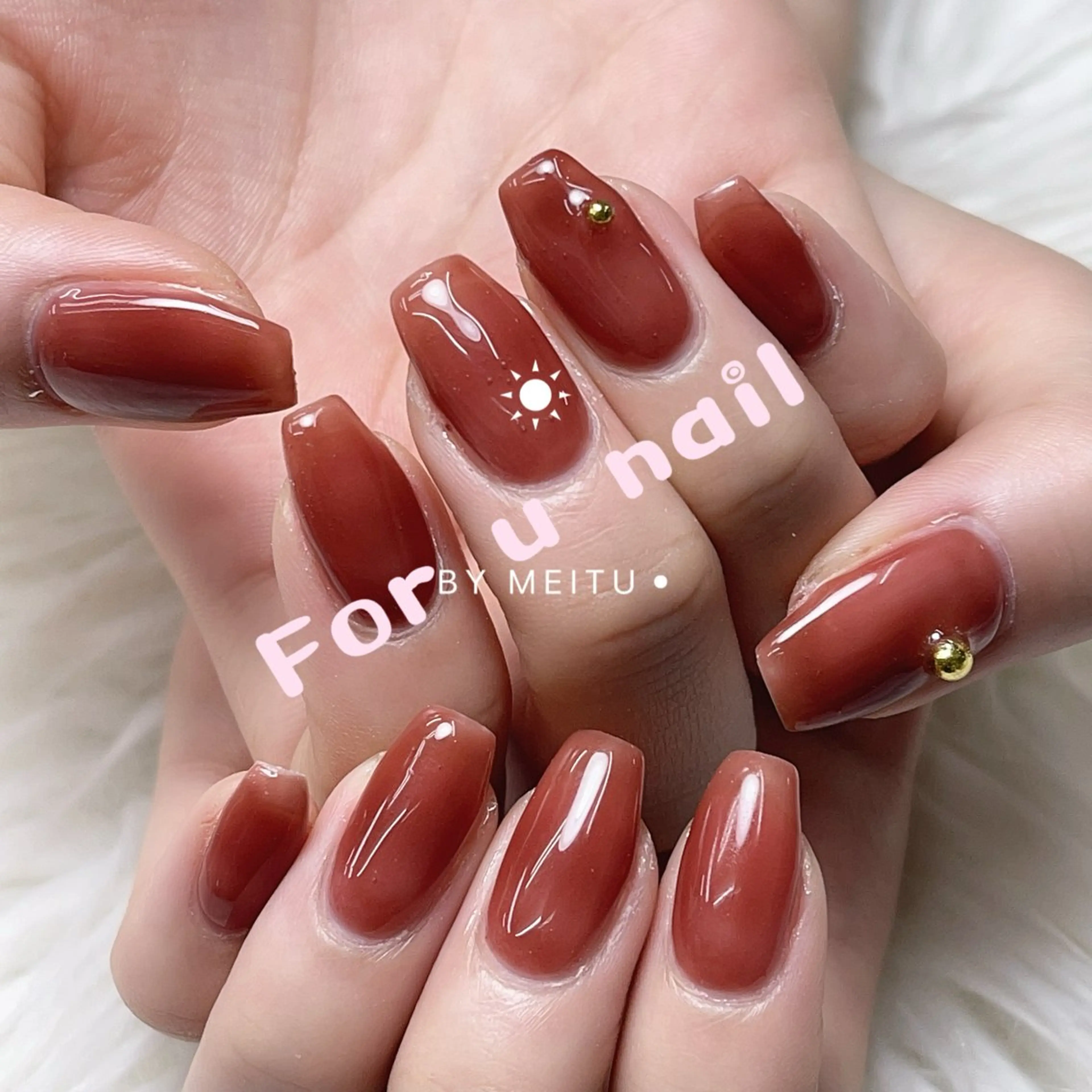 メンズ ネイル アートネイル フレンチネイル ジェルネイル キラキラネイル パラジェル Bloom スカルプ専門店のネイルデザイン