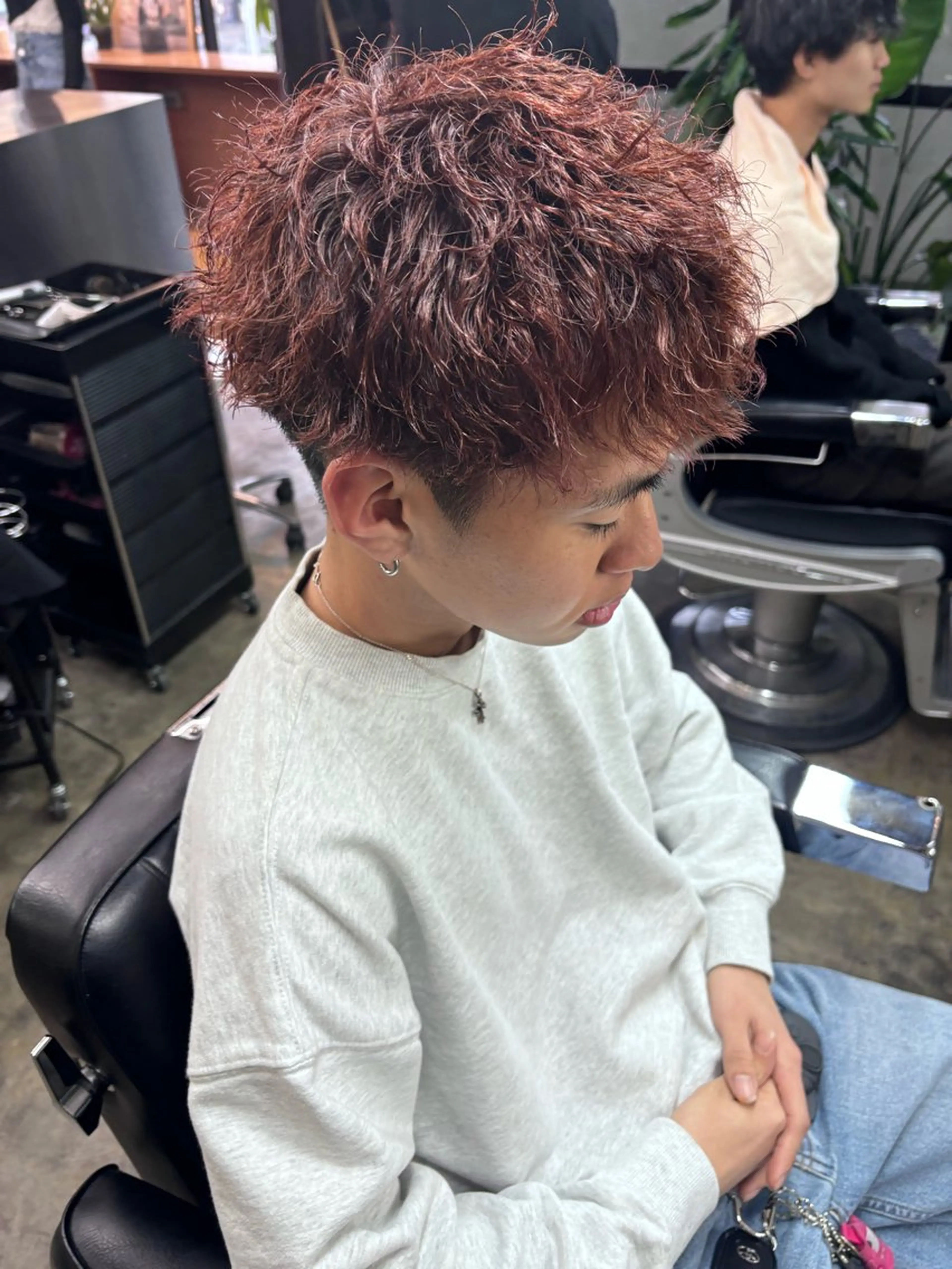 パーマ メンズ カット パーマ トリートメント 土岐 仁/メンズ専門 パーマ特化美容師🌀のヘアスタイル