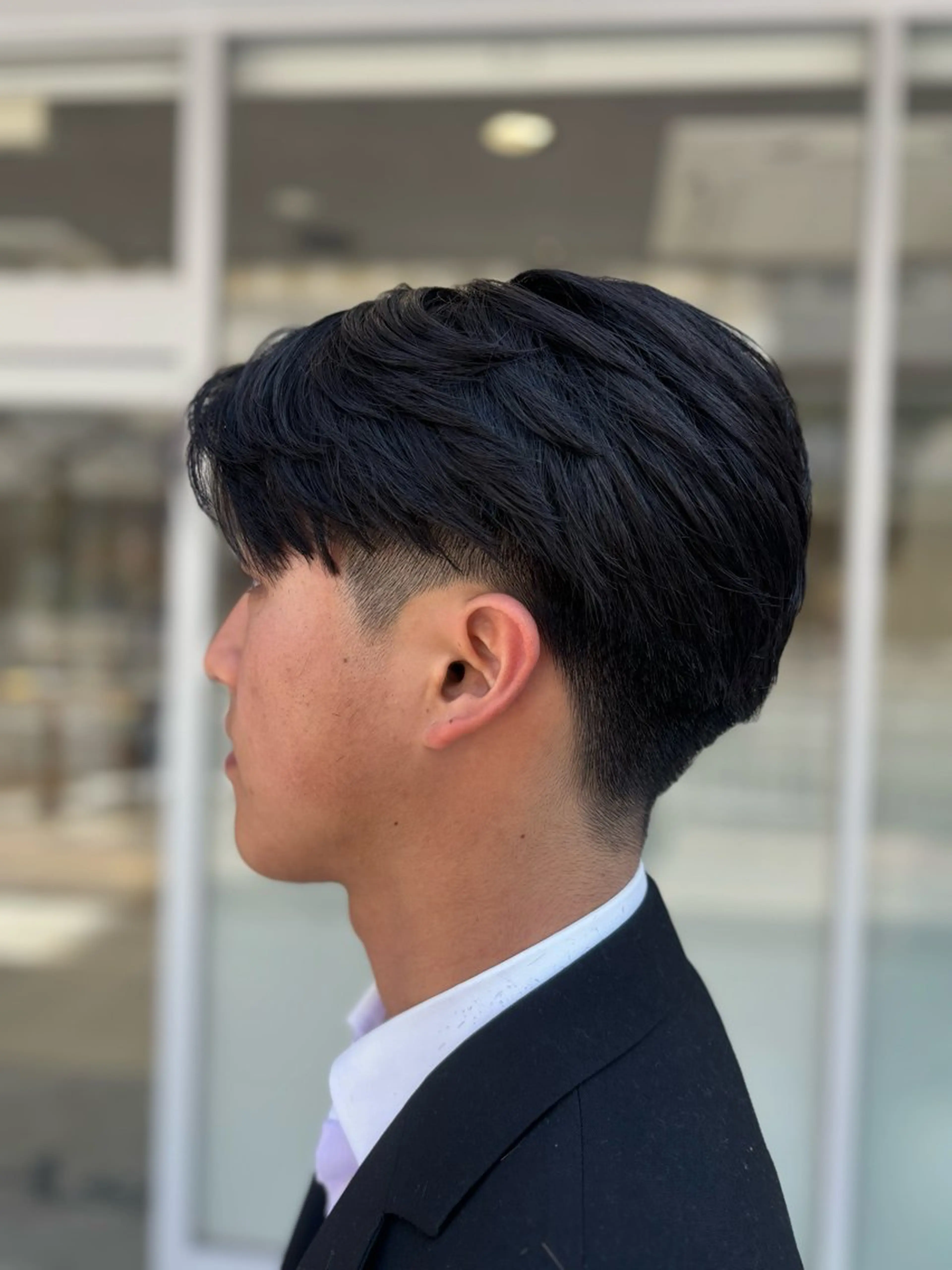 メンズ カット ヘアカラー メンズ特化韓国風 パーマスタイル/りんのヘアスタイル