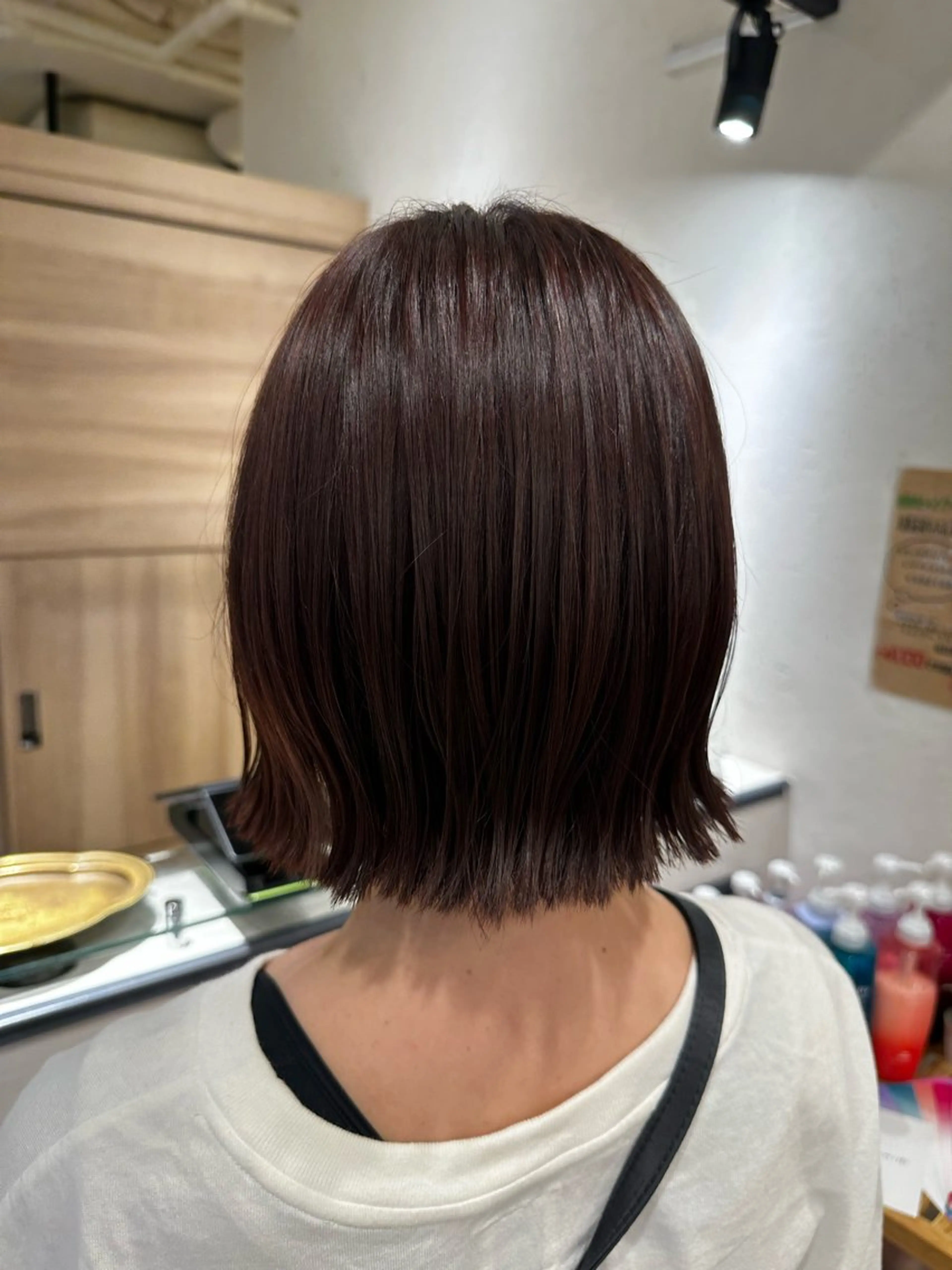 ショート カラー カット ヘアカラー 岡本 葵のヘアスタイル
