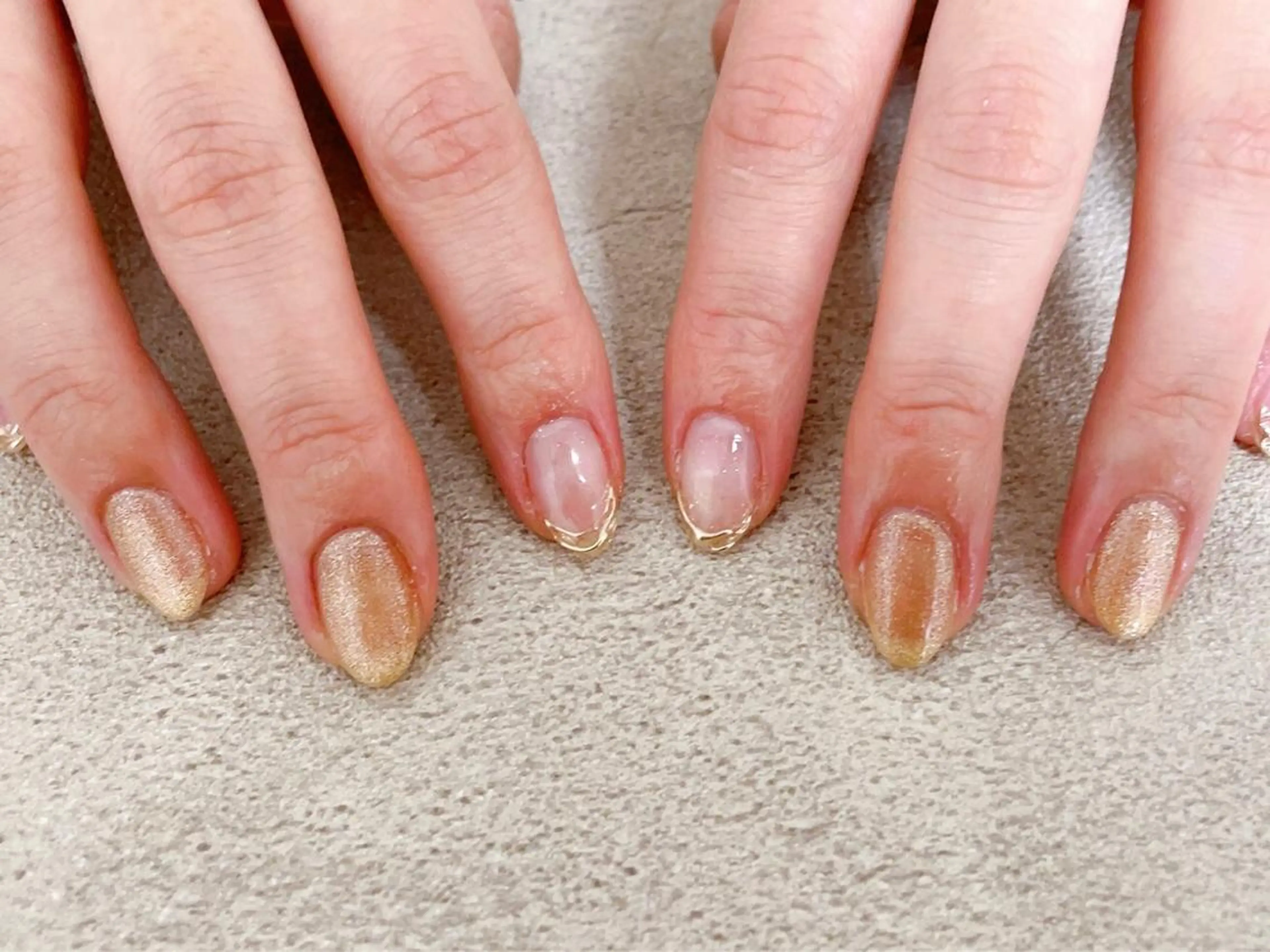 ネイル オーロラネイル フラワーネイル フットネイル フレンチネイル ジェルネイル ハンドネイル Mogu nail 二子玉川のネイルデザイン