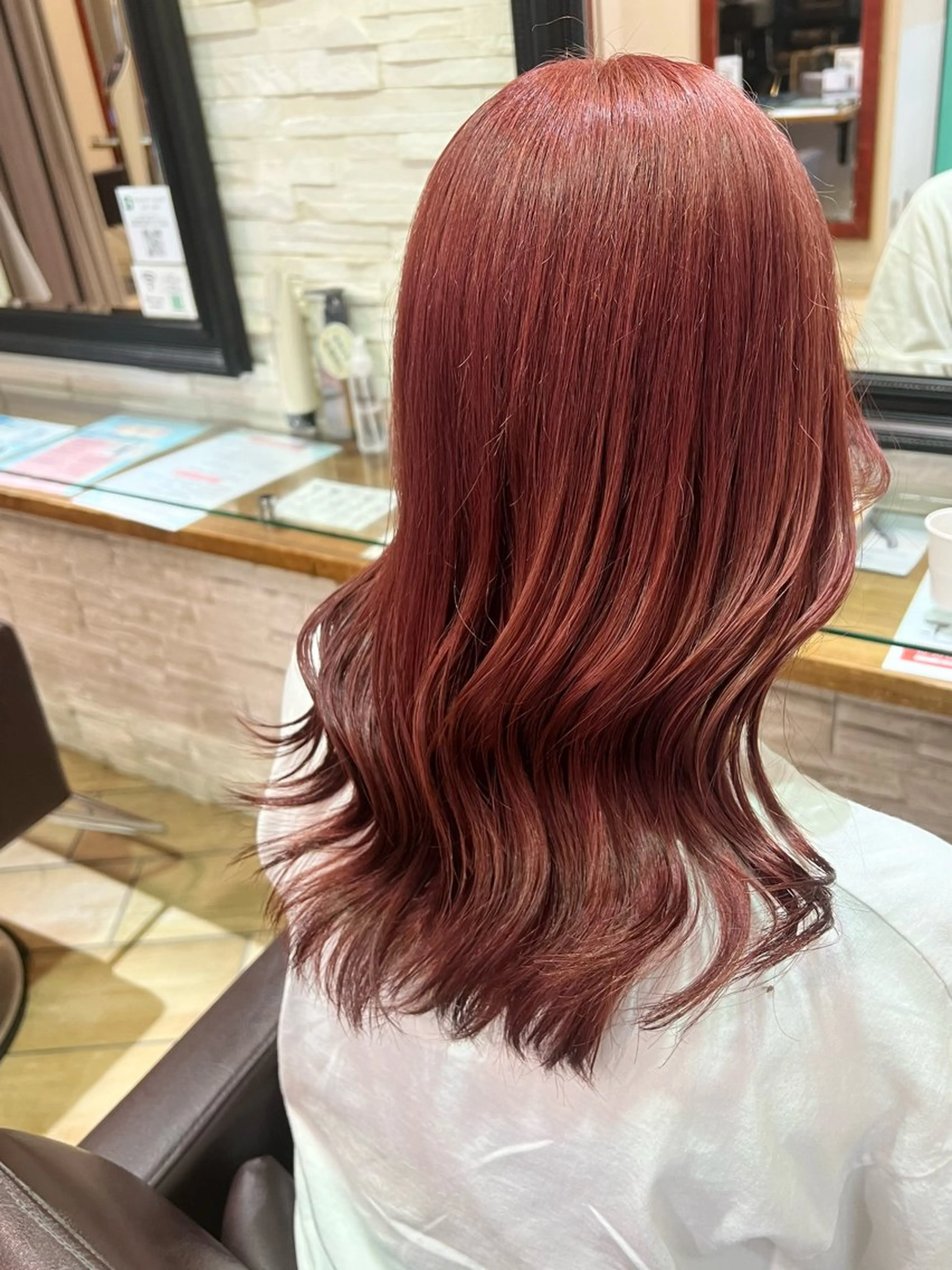ロング カラー 暖色カラー🍒 yume ໒꒱のヘアスタイル