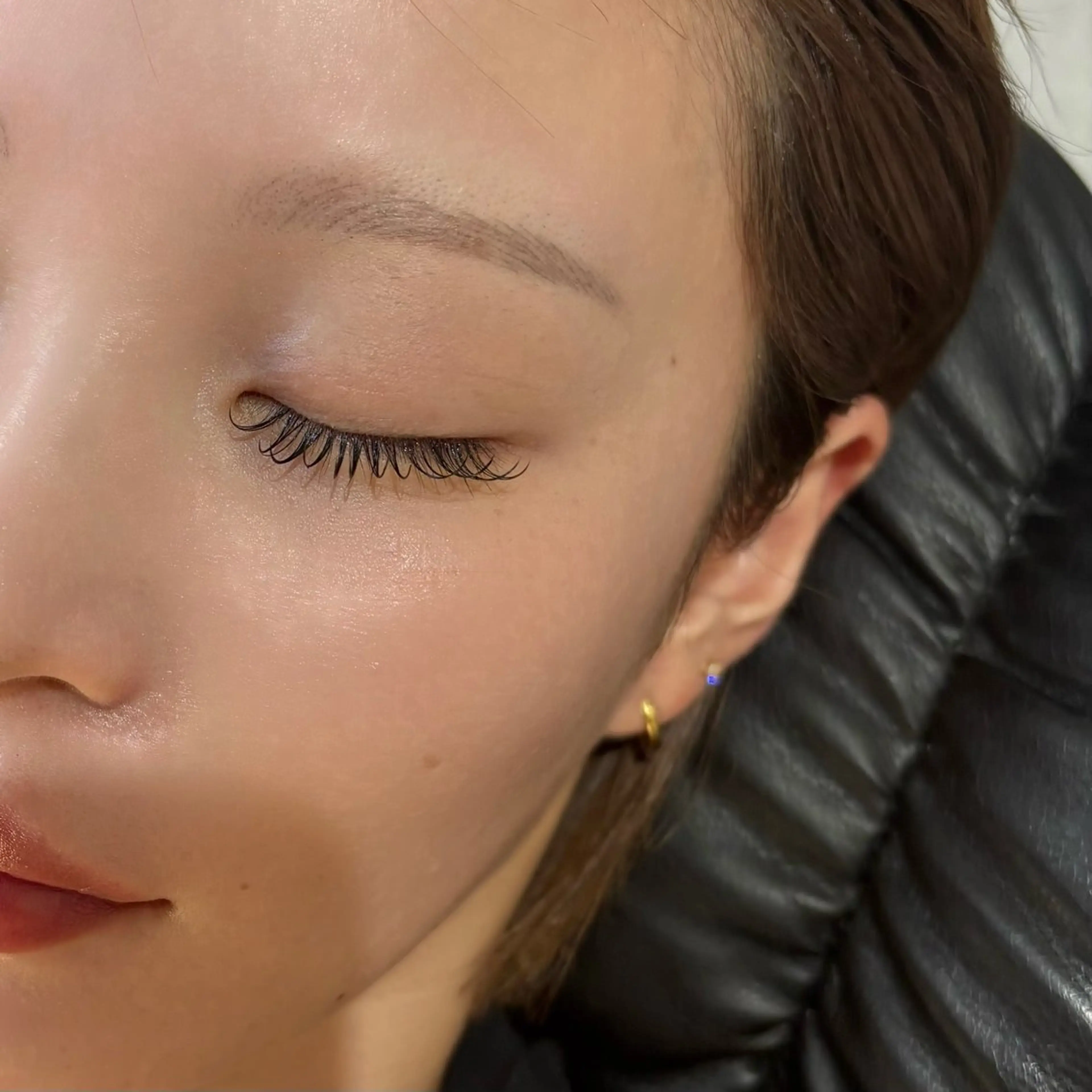 【まつエク 120本】フラットラッシュ★オフ込み◎カラー変更3色まで可能💌の写真