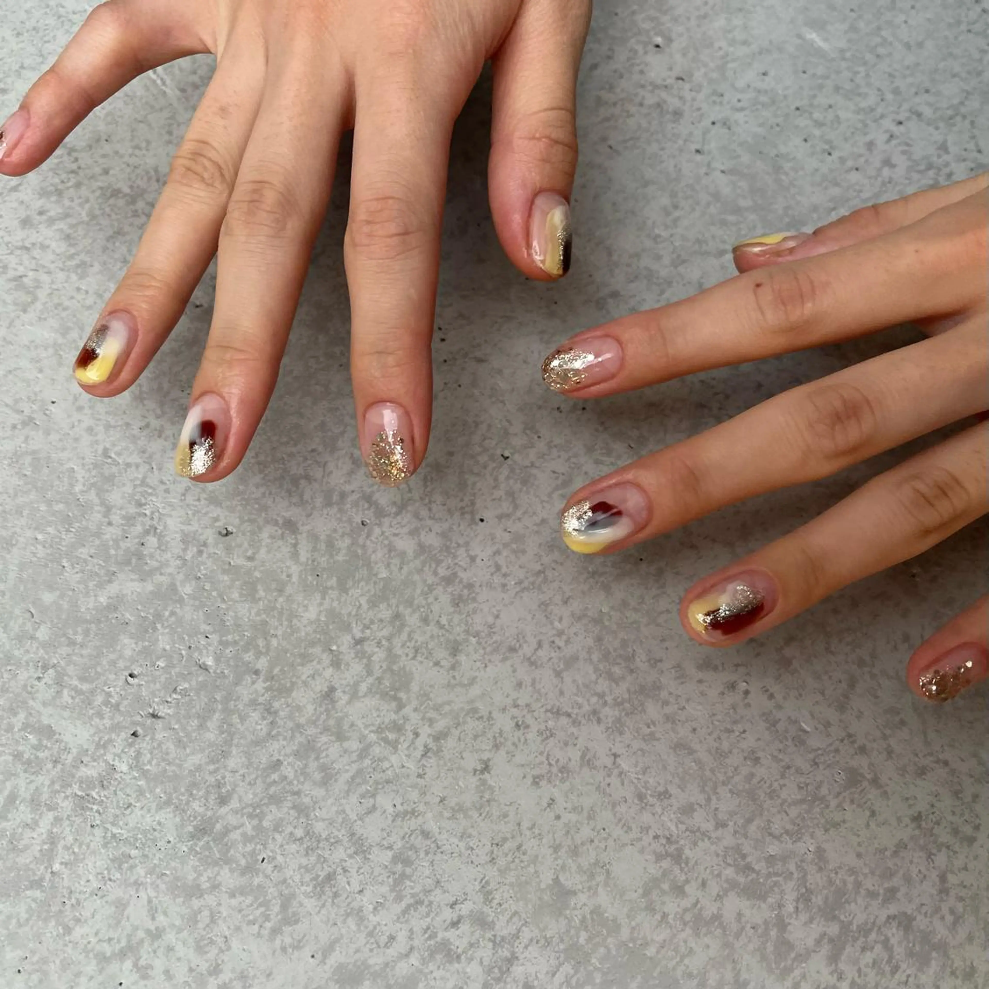 ネイル ハンドネイル 🤎Two ERI🤎のネイルデザイン