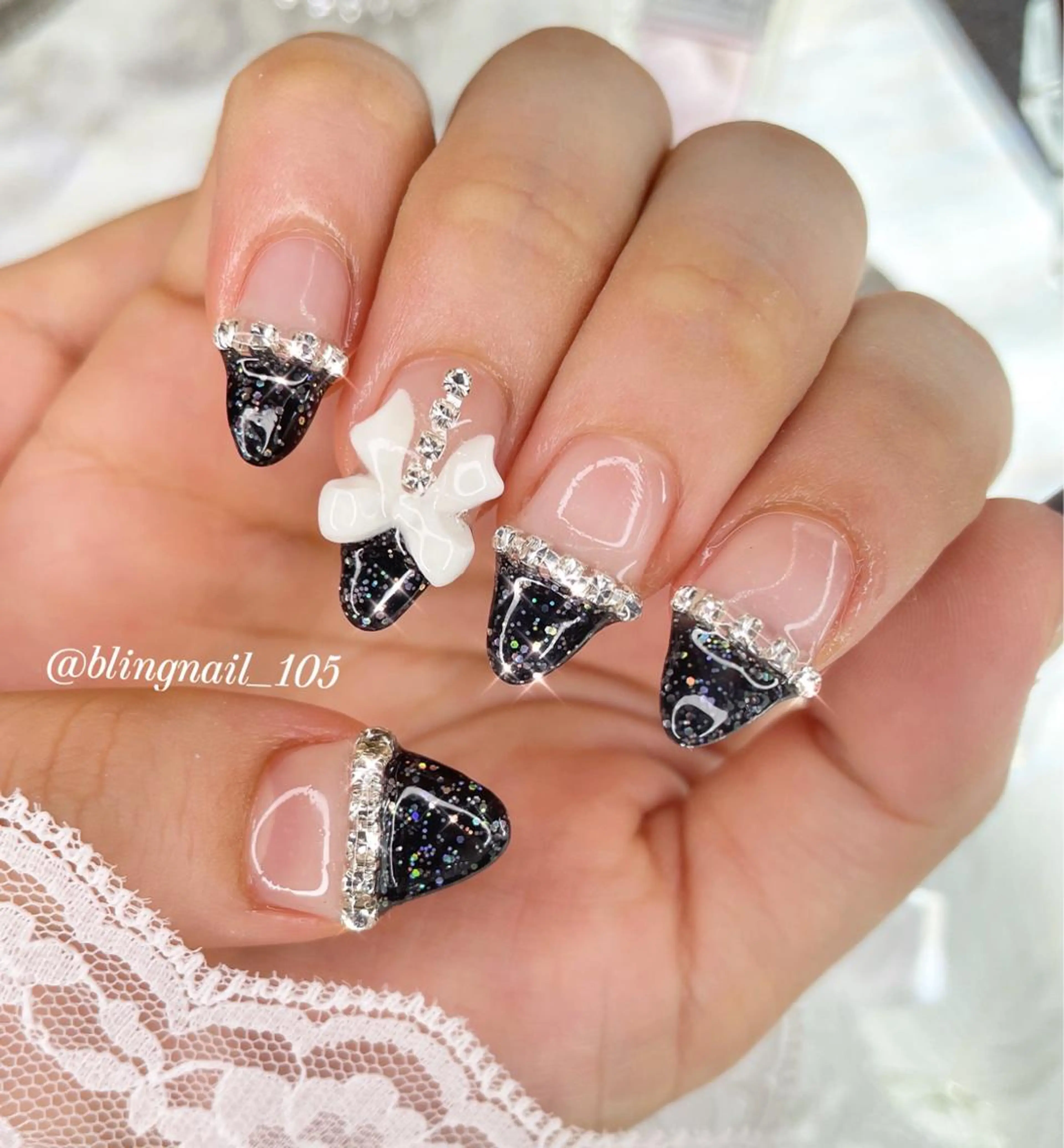 ネイル 23時まで❤︎韓国、 ワンホンネイルのネイルデザイン