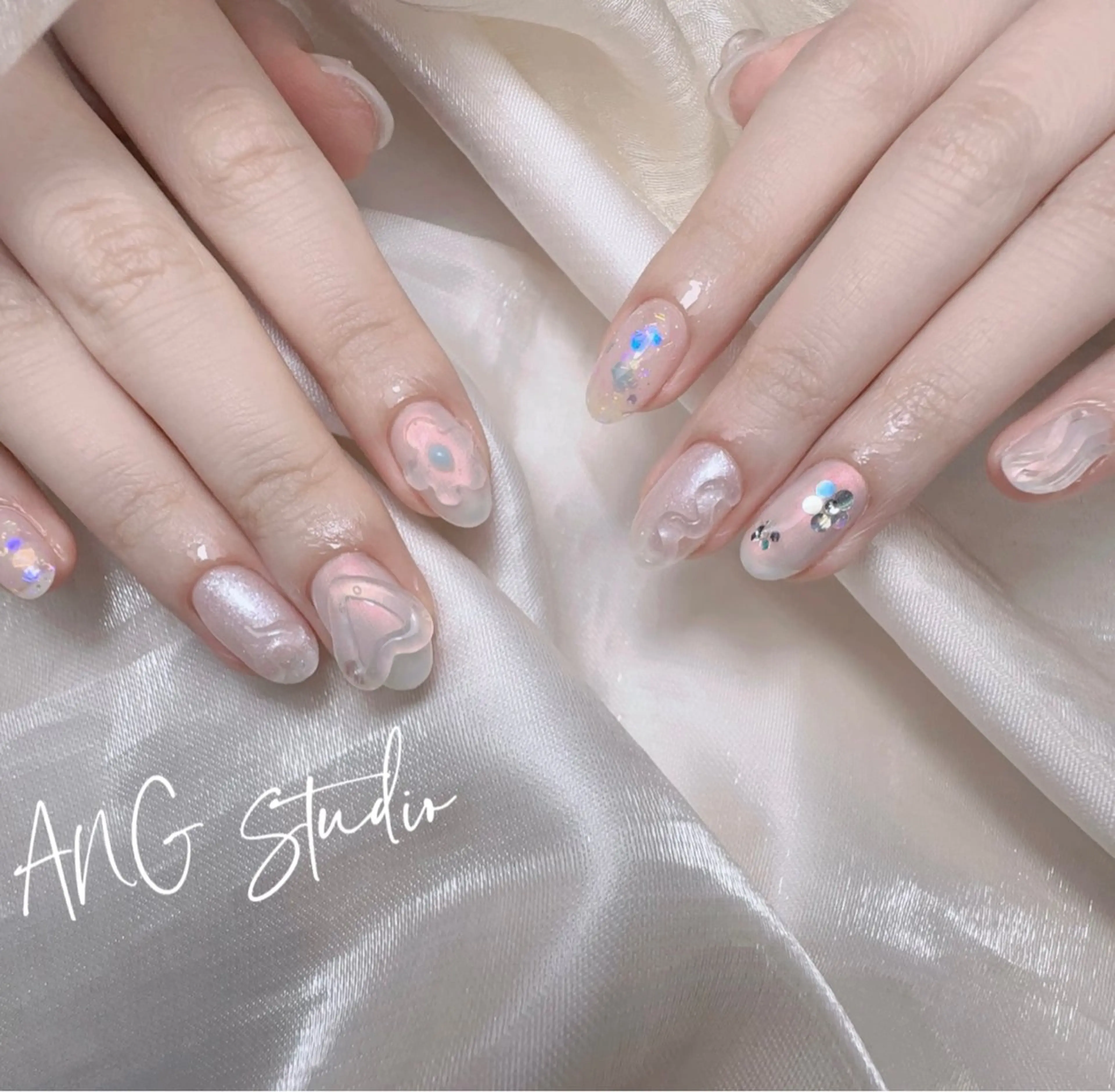 ネイル ハンドネイル ハンドケア ANG Studioのネイルデザイン