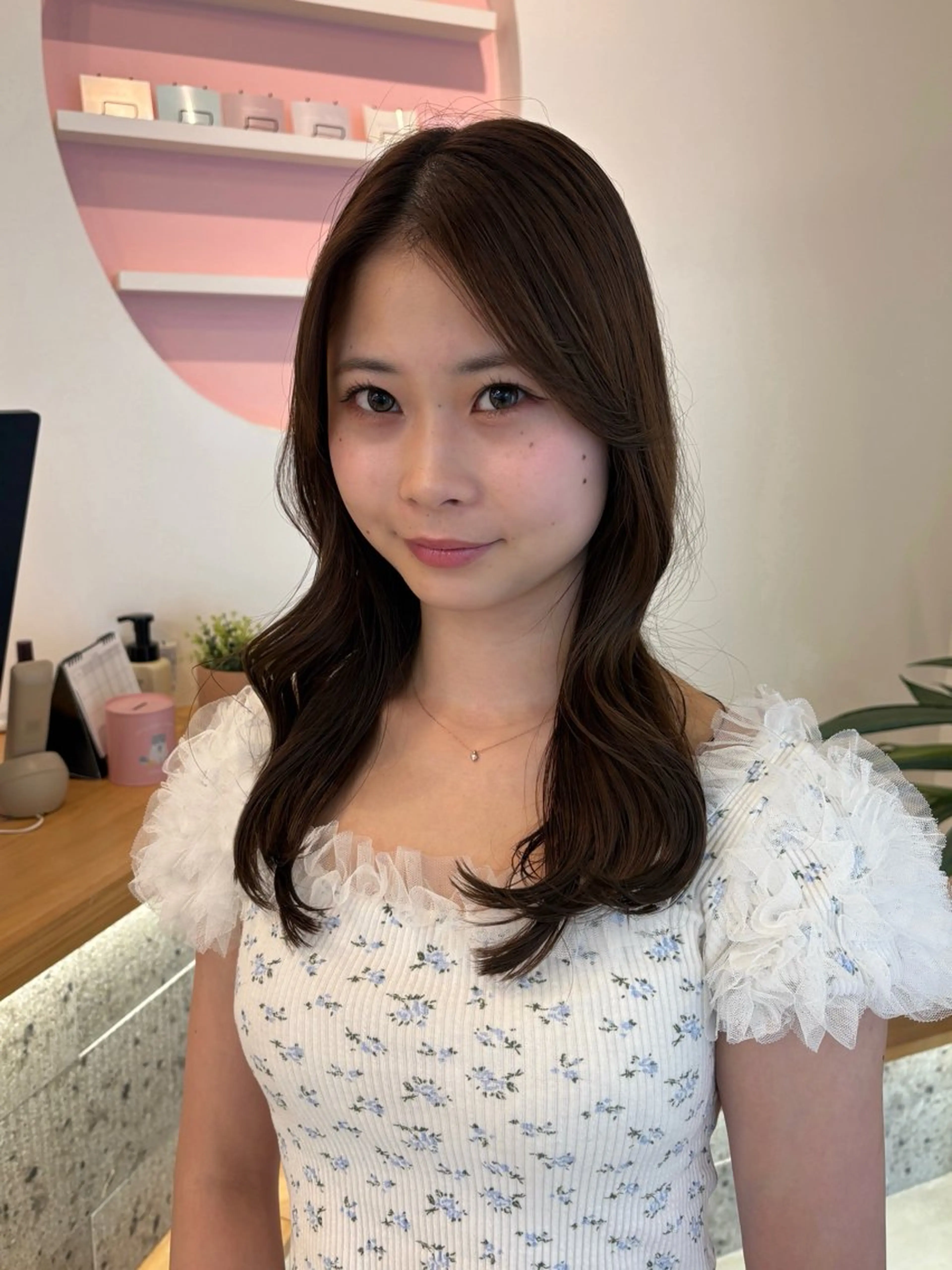 〖透明感イルミナカラー+3step内部補修トリートメント〗の写真