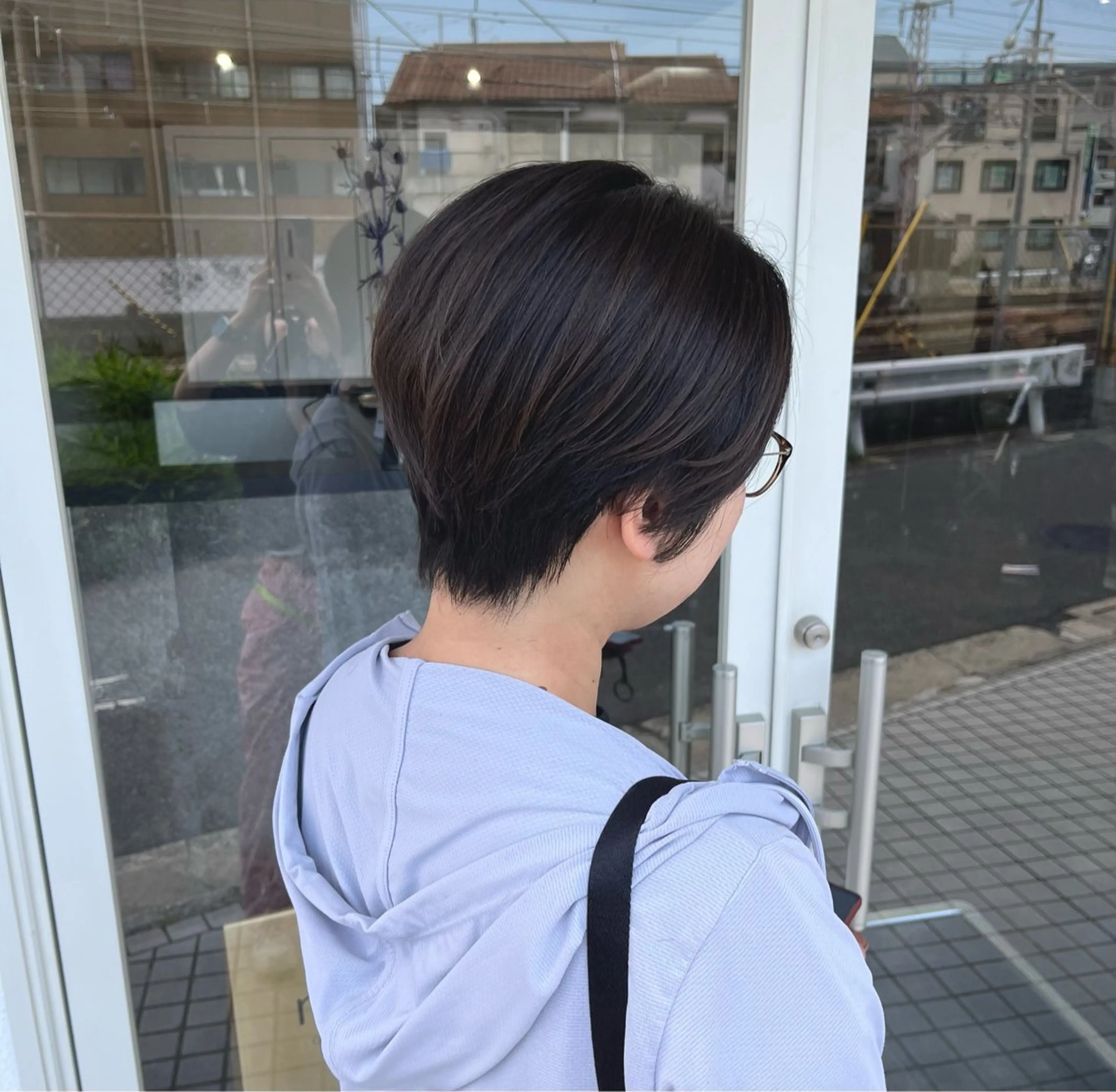 ショート くびれヘア ショートヘア FERIA あべの yumeho🍭のヘアスタイル