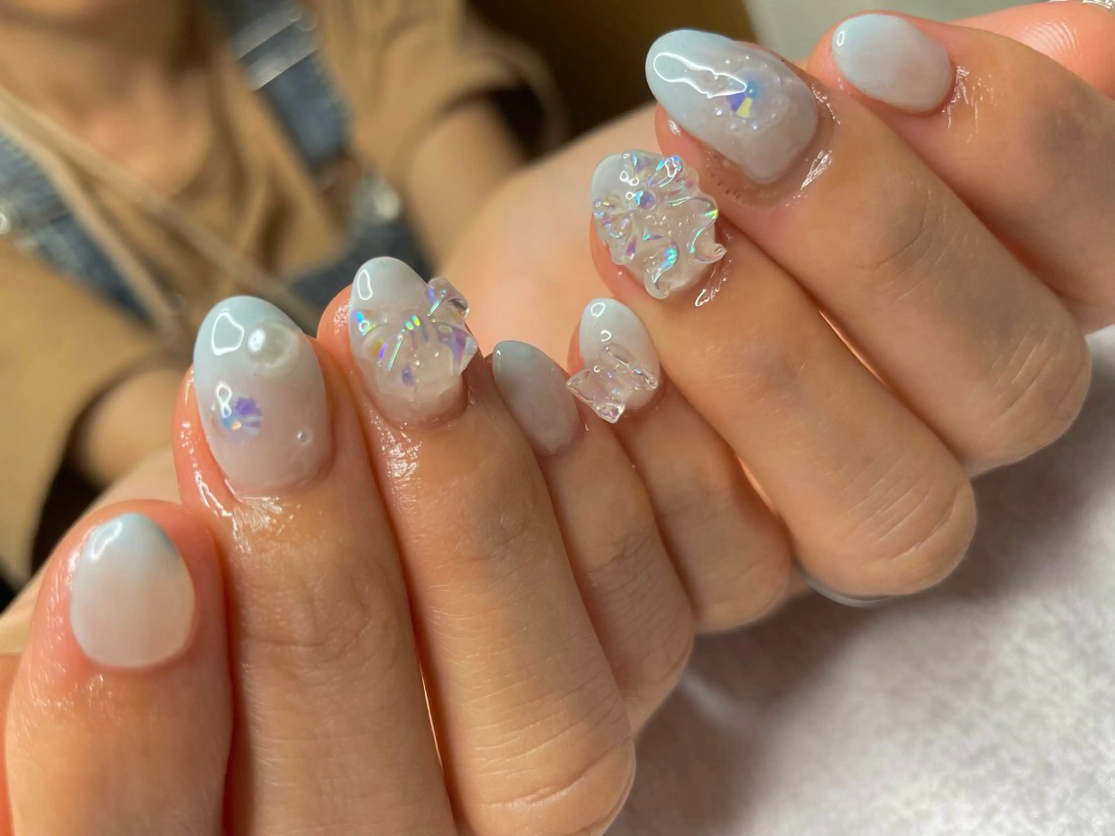ネイル グラデーション ワンホンネイル Ri-e's nailのネイルデザイン