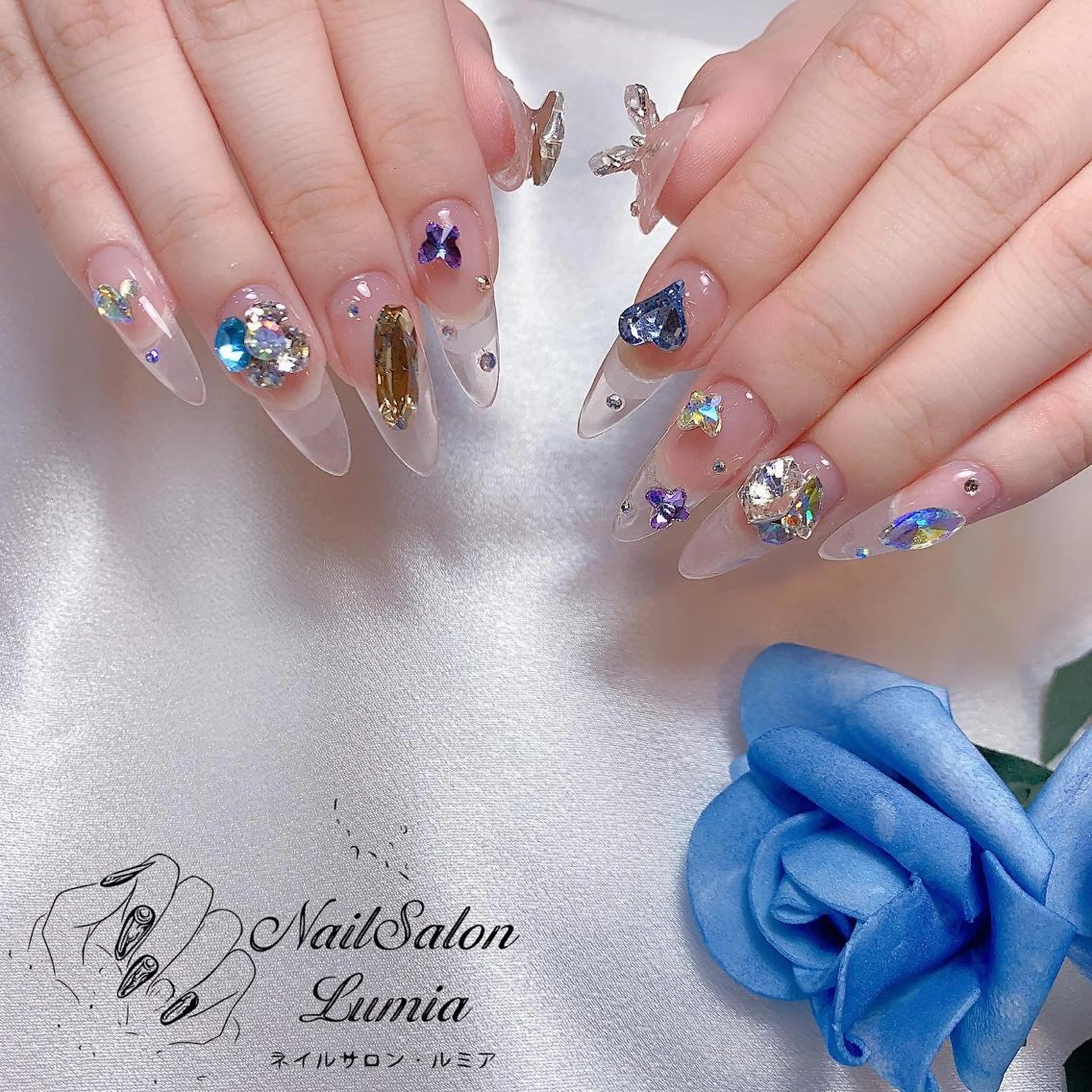 ネイル キラキラネイル ハンドネイル ネイルサロン ルミア Lumia 店長のネイルデザイン