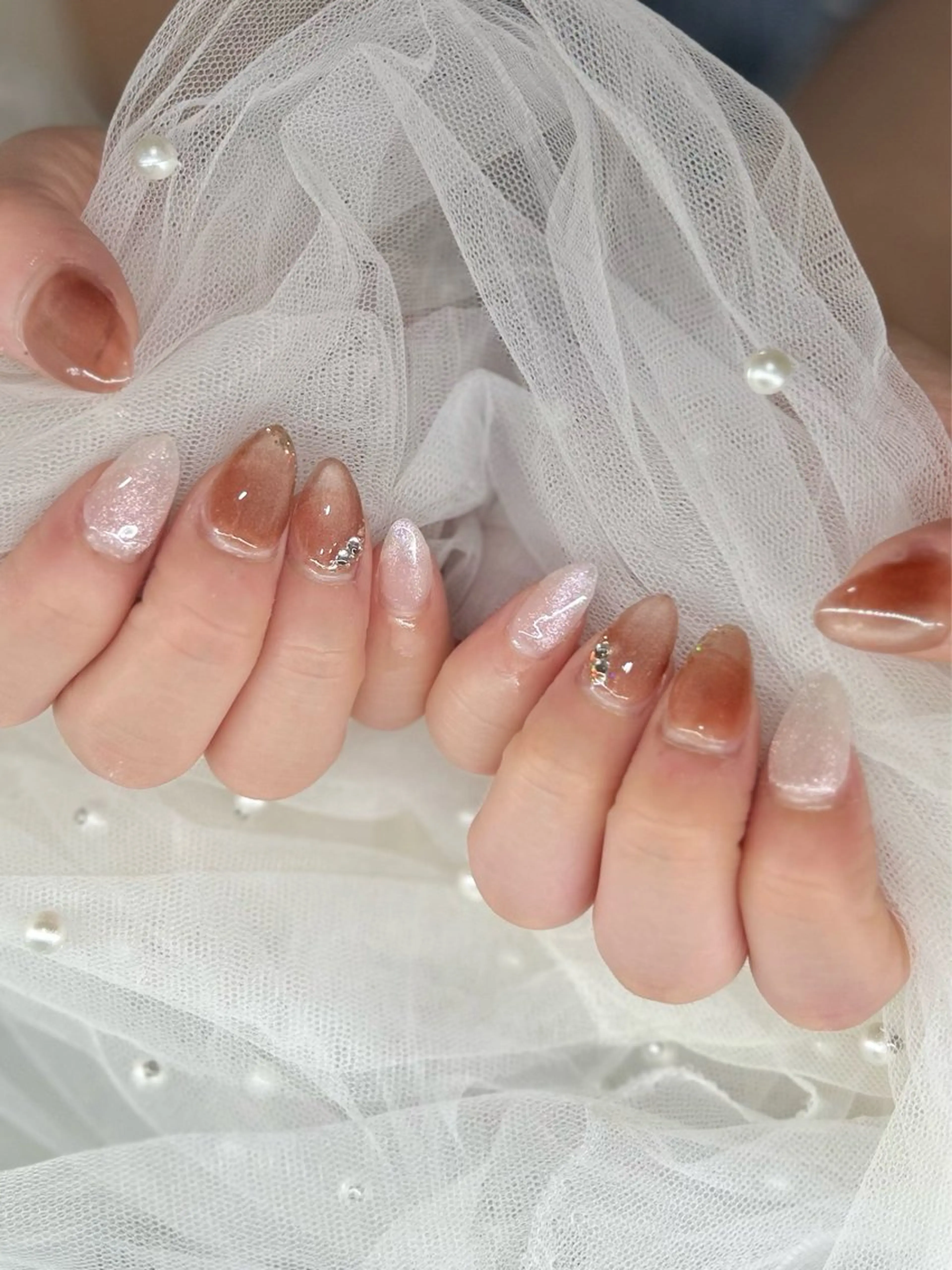 ネイル ハンドネイル 長さ出し専門HALE NAIL さとうのネイルデザイン