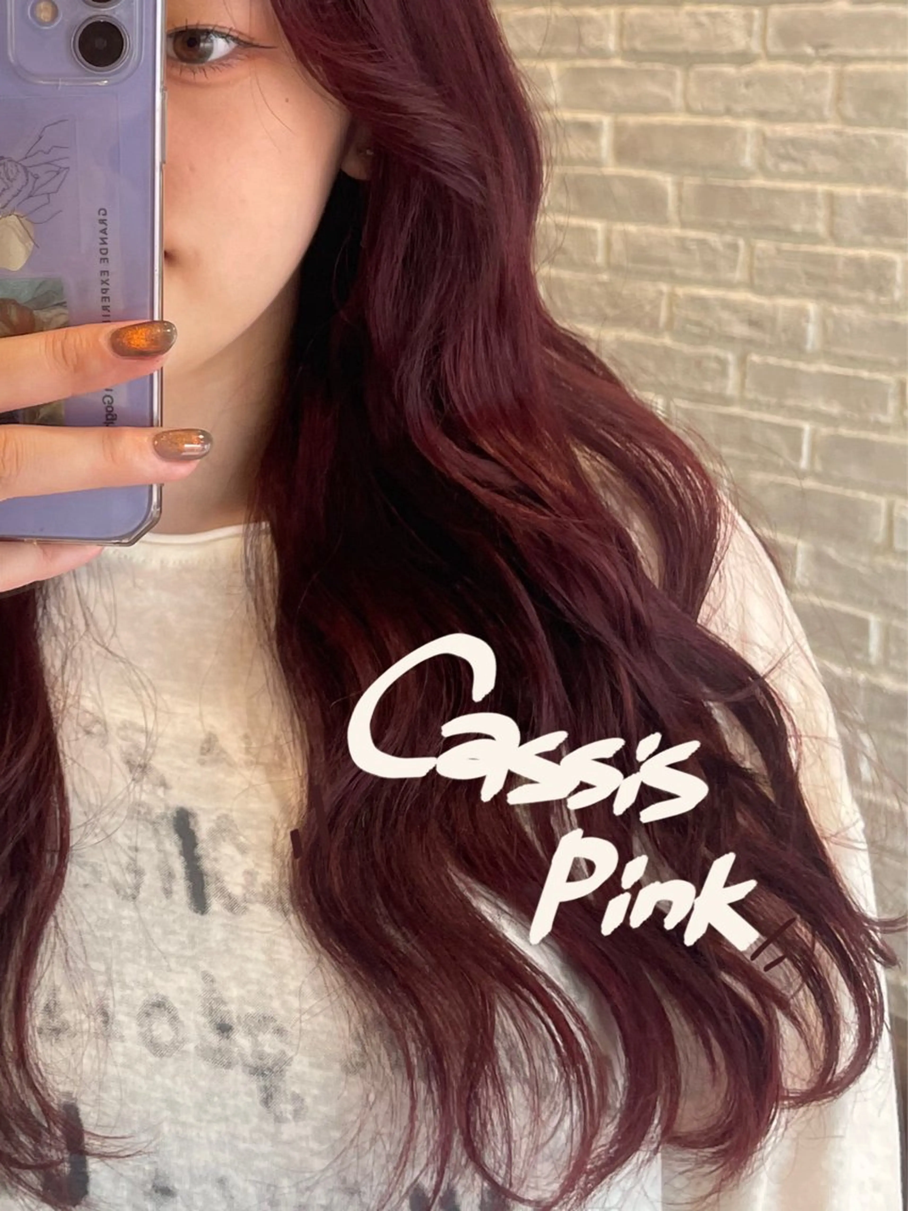 カラー カシス ヘアカラー ~RADnoel~ KARENのヘアスタイル