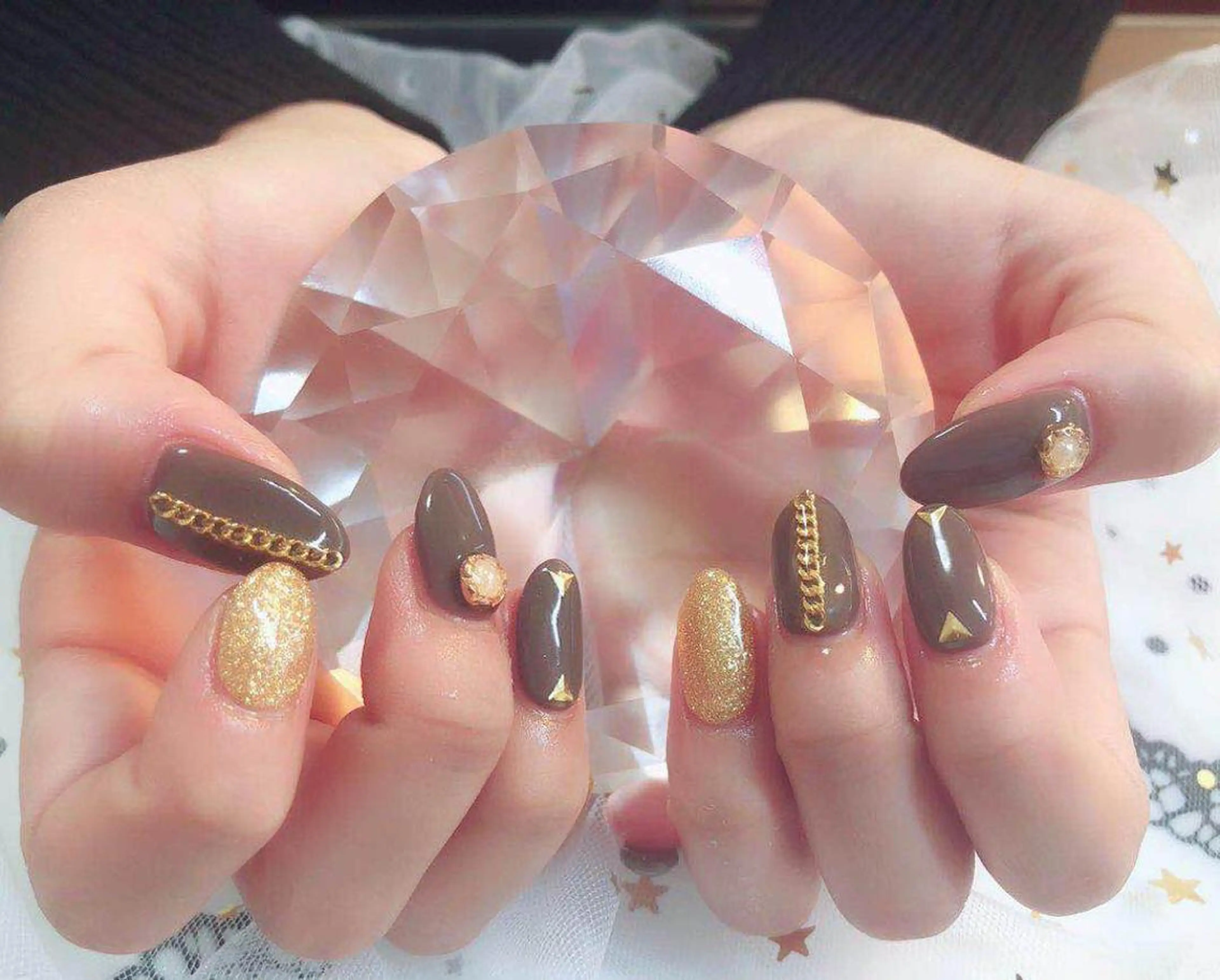 カラー ネイル Q Free nailsのネイルデザイン