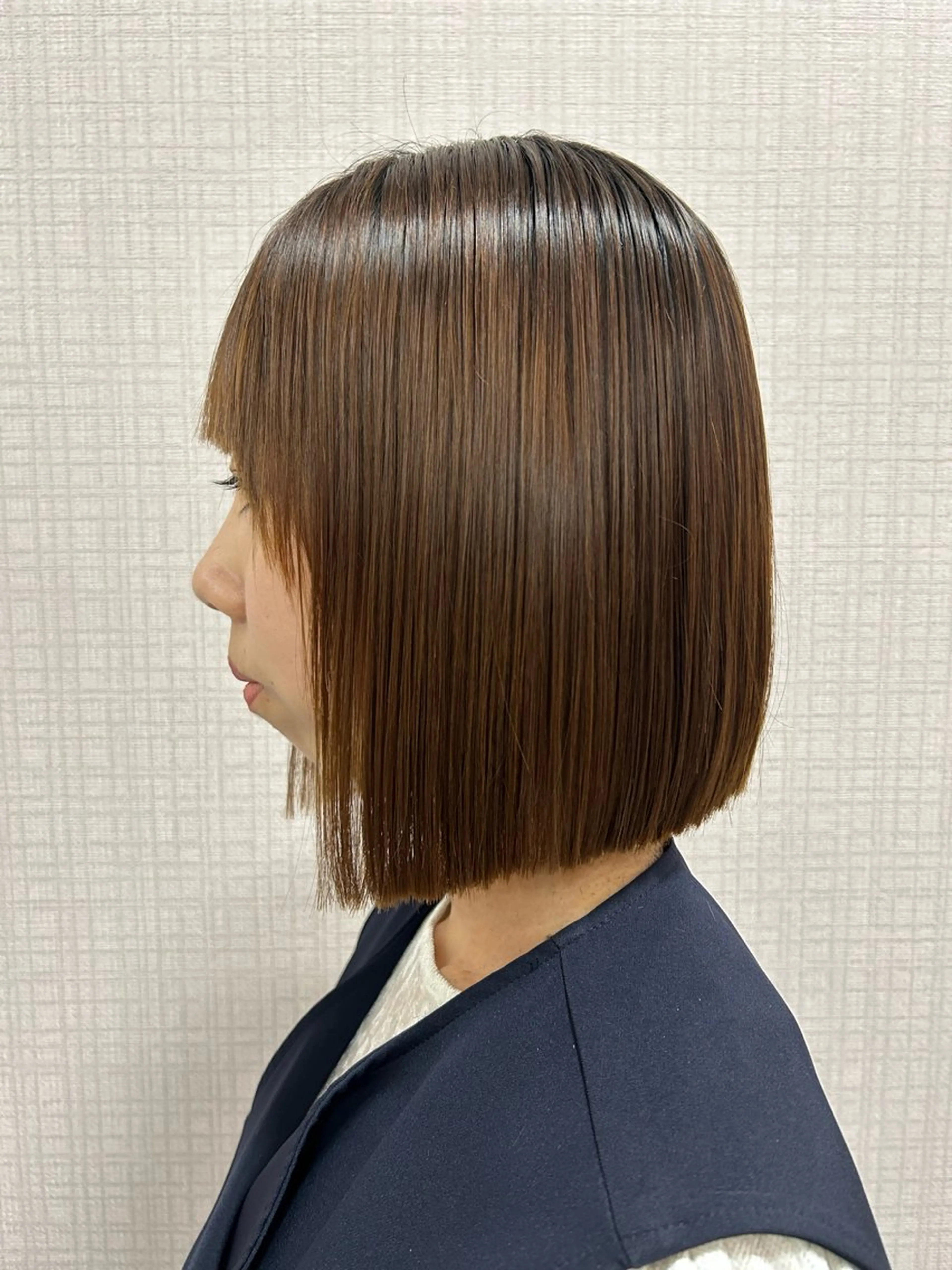 ミディアム 髪質改善 Rune shimizu所属・Rune 横田 椿のヘアスタイル