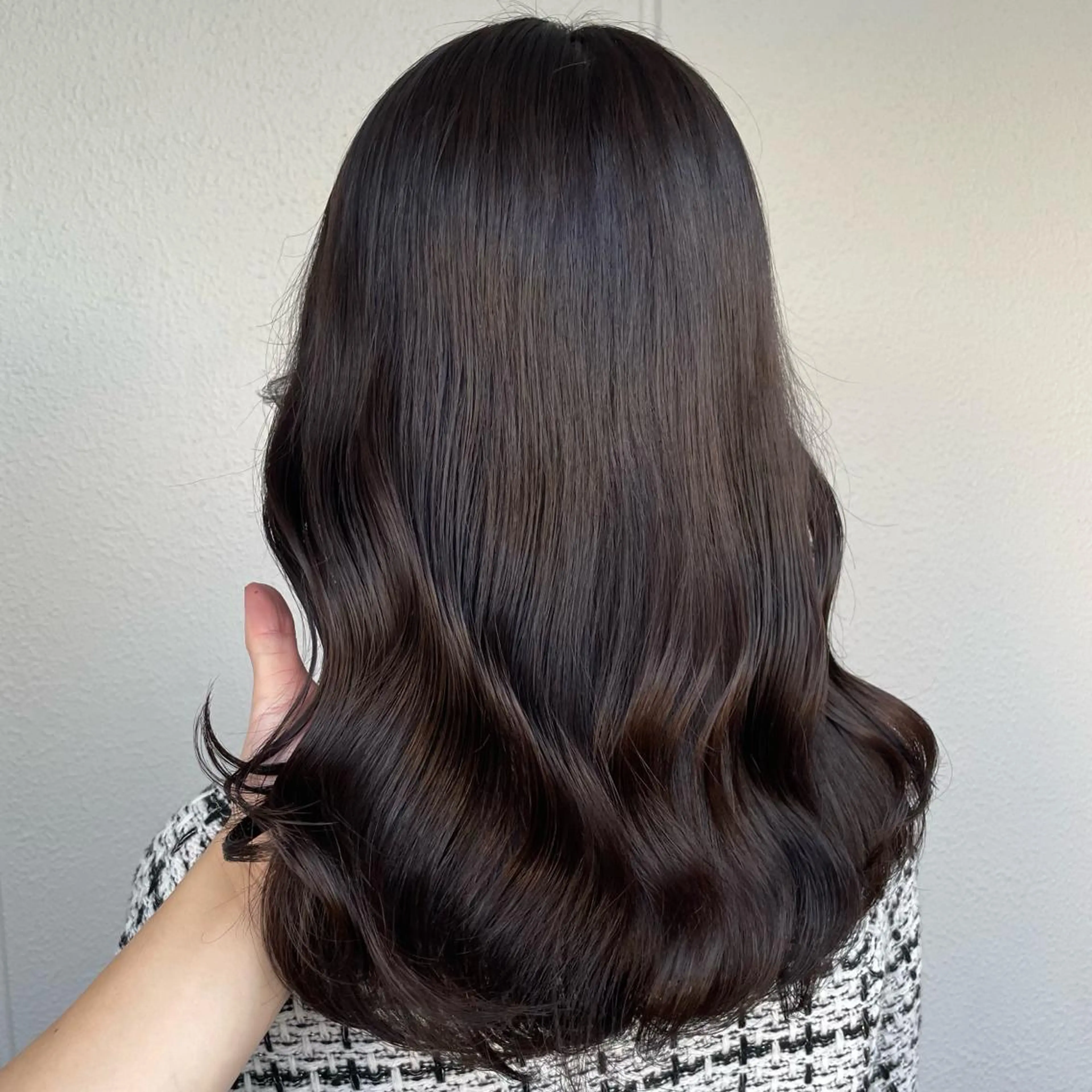 ミディアム カラー ベージュカラー ブリーチ ブラウンカラー ココアブラウン グレージュ カット ヘアカラー トリートメント ブリーチなし Wカラー🩷星野翔太のヘアスタイル