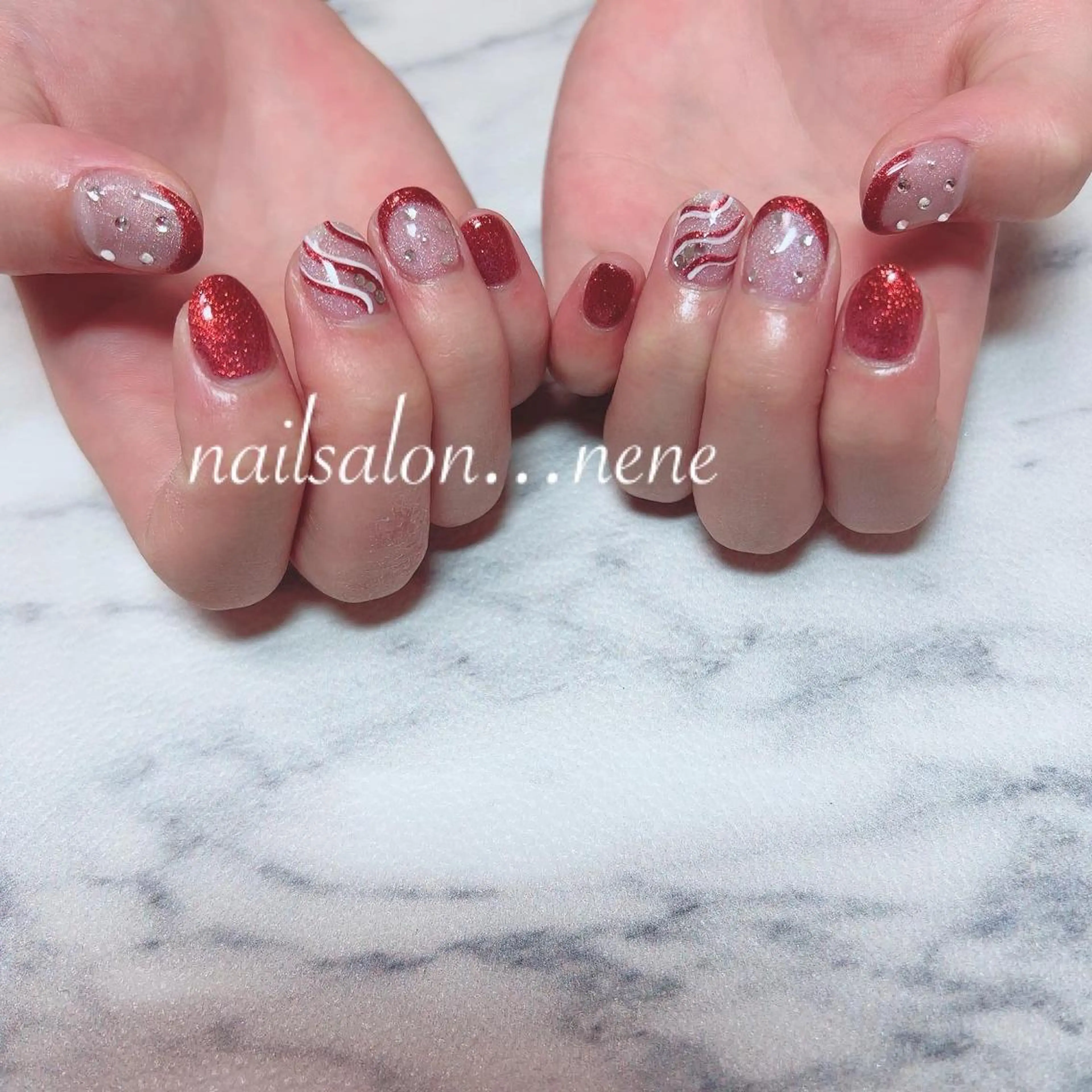 ネイル ラメ(グリッター) nailsalon ...neneのネイルデザイン