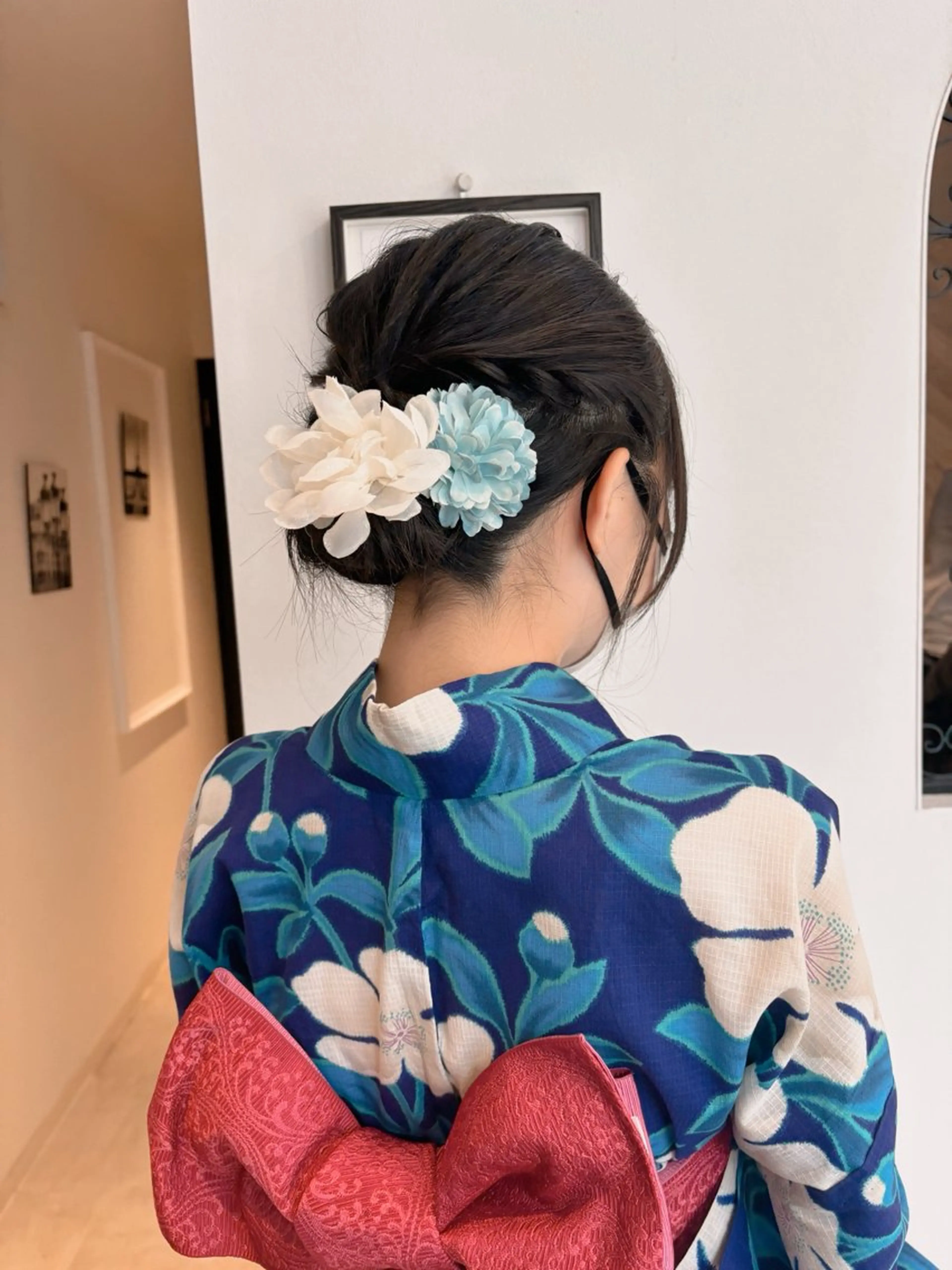 ヘアアレンジ 着付け 🍒しの🍒 透明感カラー/カットのヘアスタイル