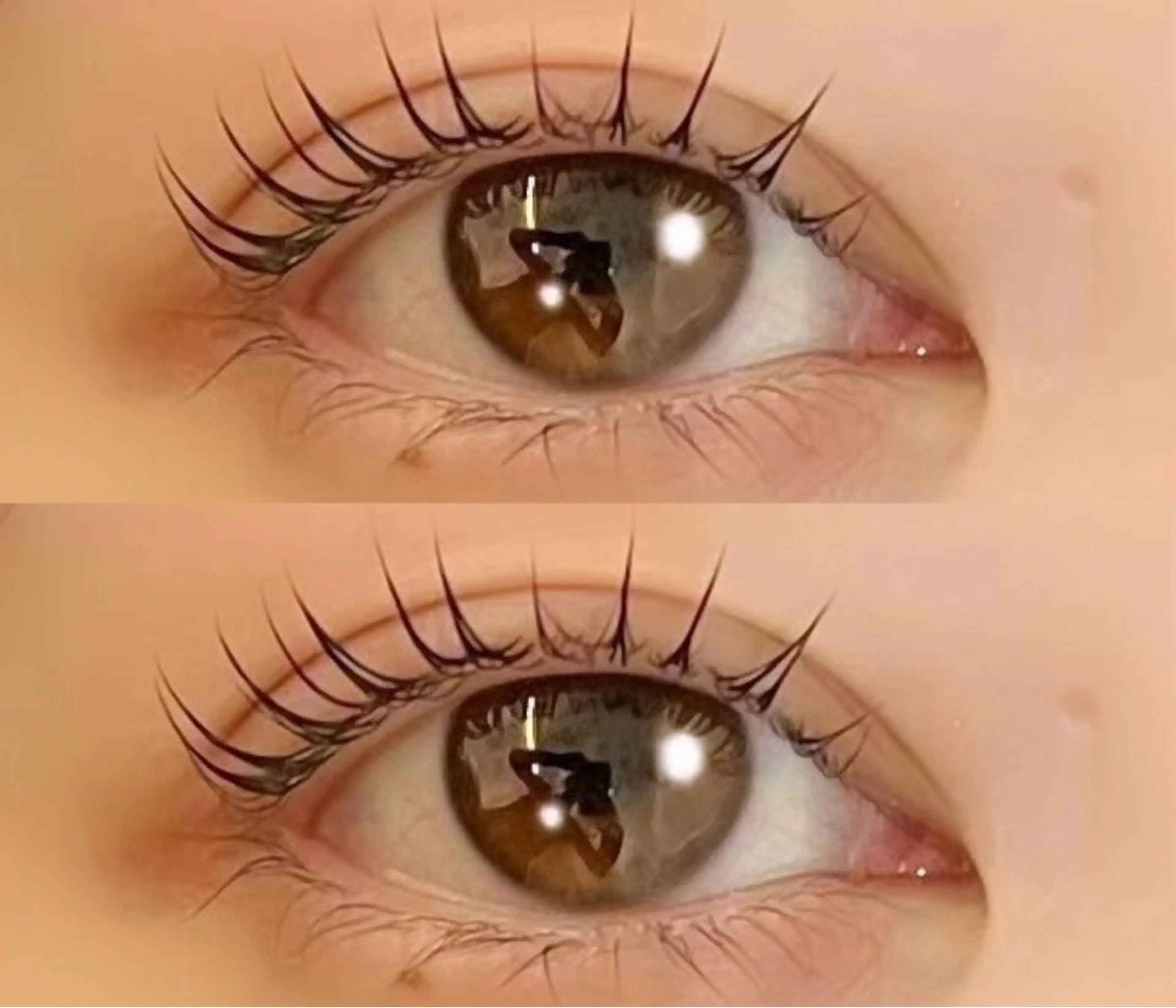 マツエク・マツパ ナチュラル まつげパーマ eve🐰束間まつ毛 /透明感カラーのヘアスタイル