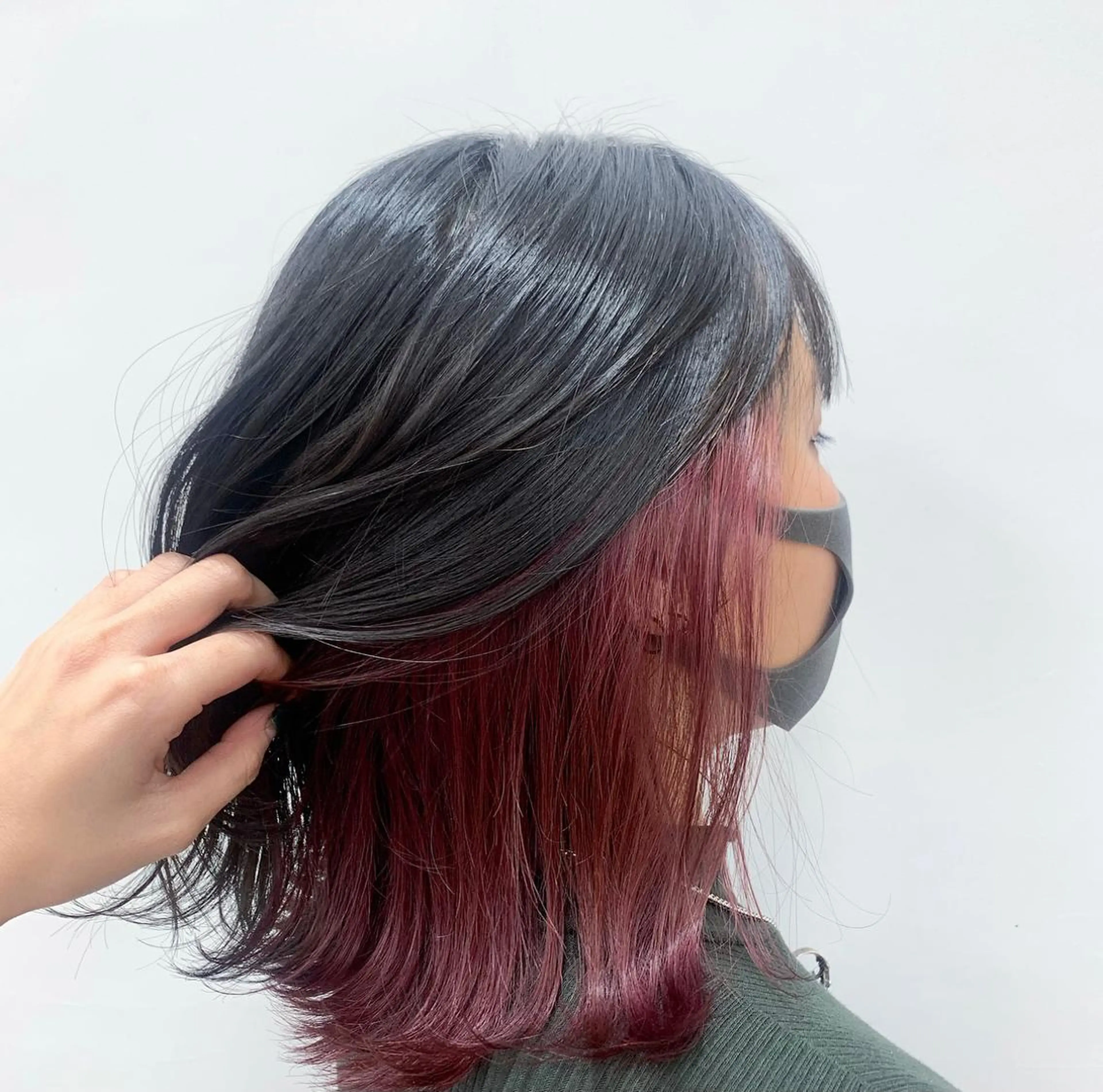 ミディアム カラー ブリーチ ピンクカラー カット ヘアカラー トリートメント Fan.ray副店長 🌈 響希のヘアスタイル