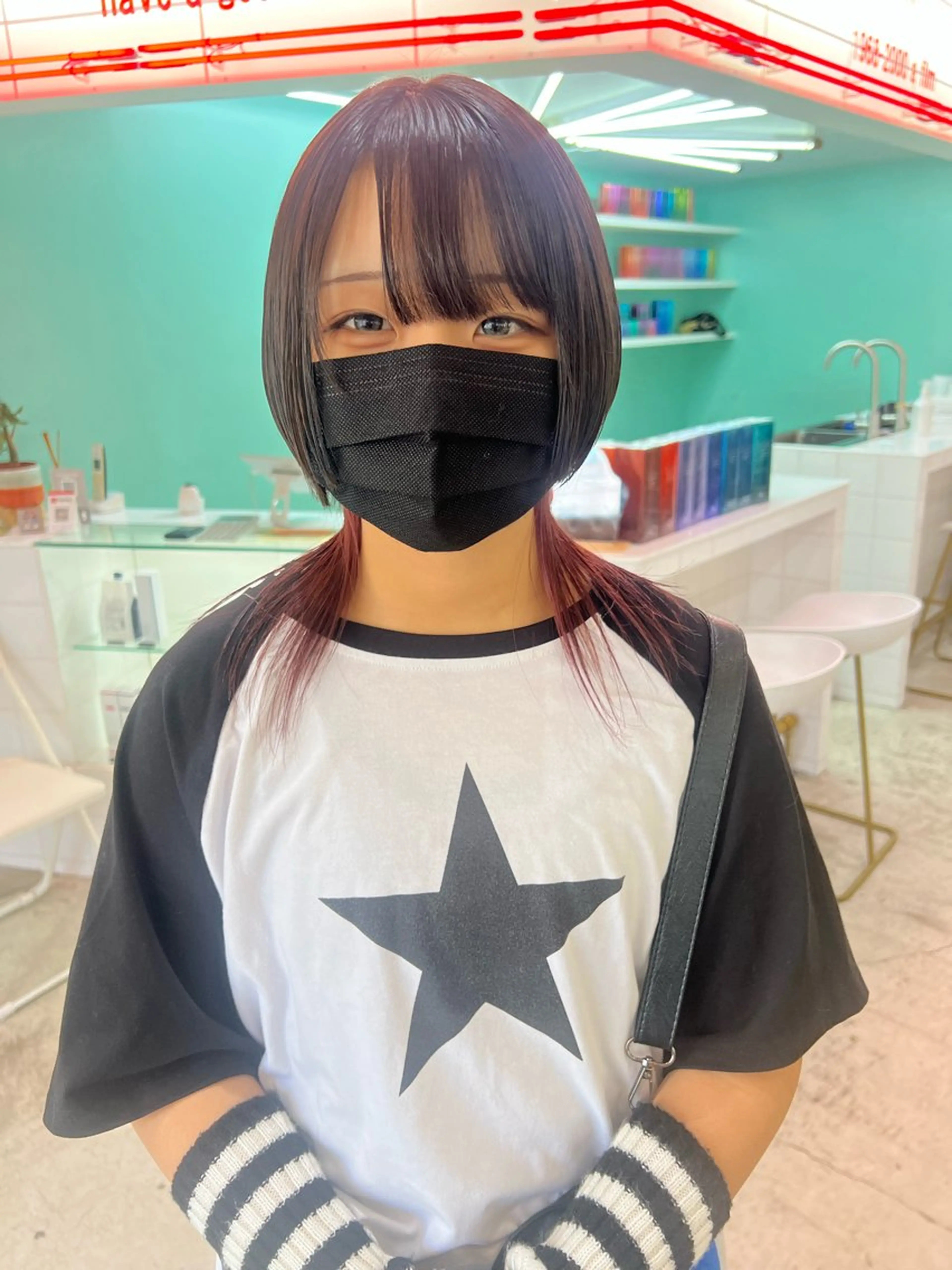 ミディアム 💥ウルフカット デザインあんな💥のヘアスタイル