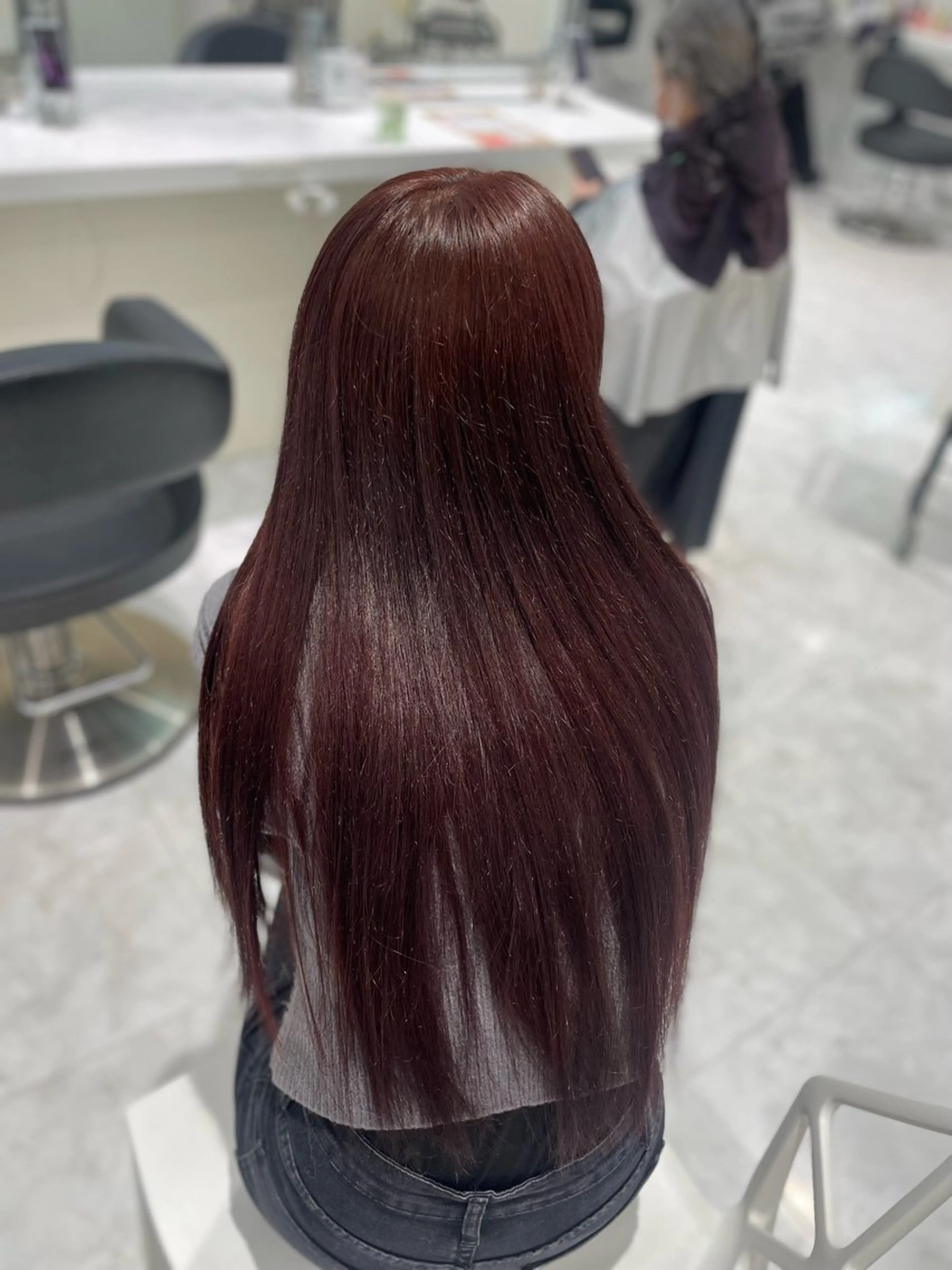 ロング カラー ヘアカラー ♥️うる艶暖色 銀座♥️mioのヘアスタイル