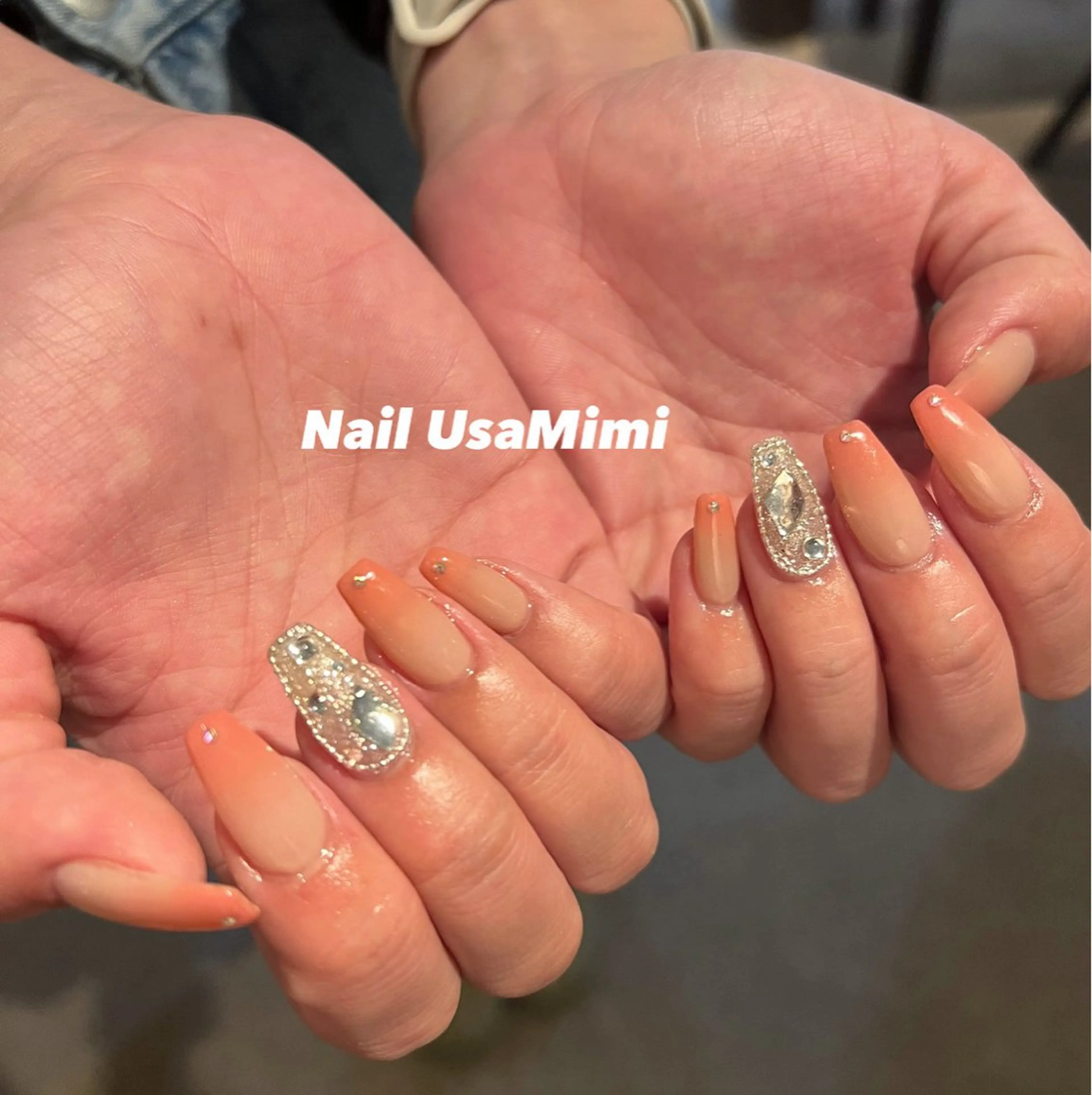 ネイル ジェルネイル 韓国ネイル マグネットネイル 持ち込み ワンカラーネイル 本町NailUsa Mimi RIKOのネイルデザイン